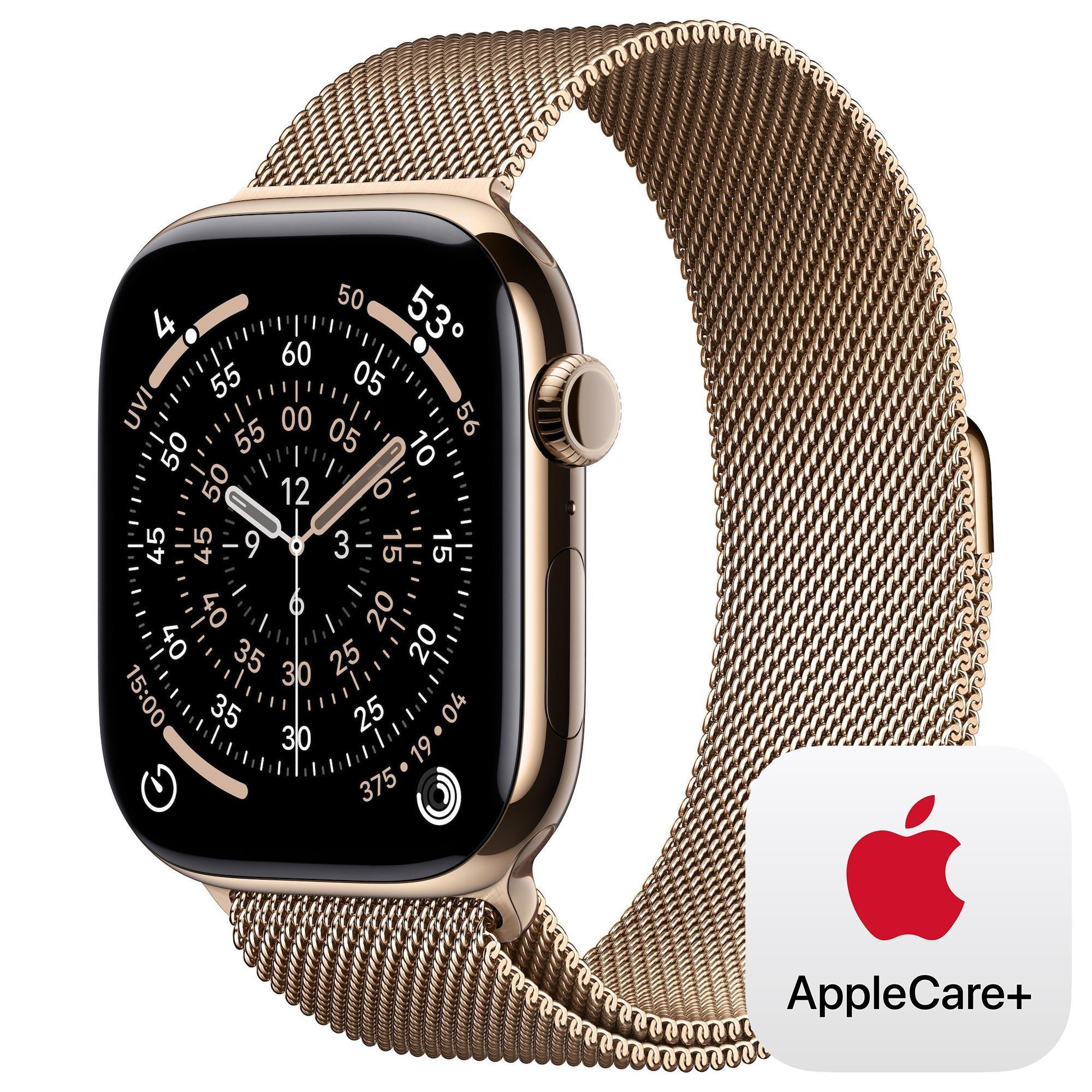 Apple Watch Series 11 (GPS+Cellular) 46mm Titanium Case with Gold 