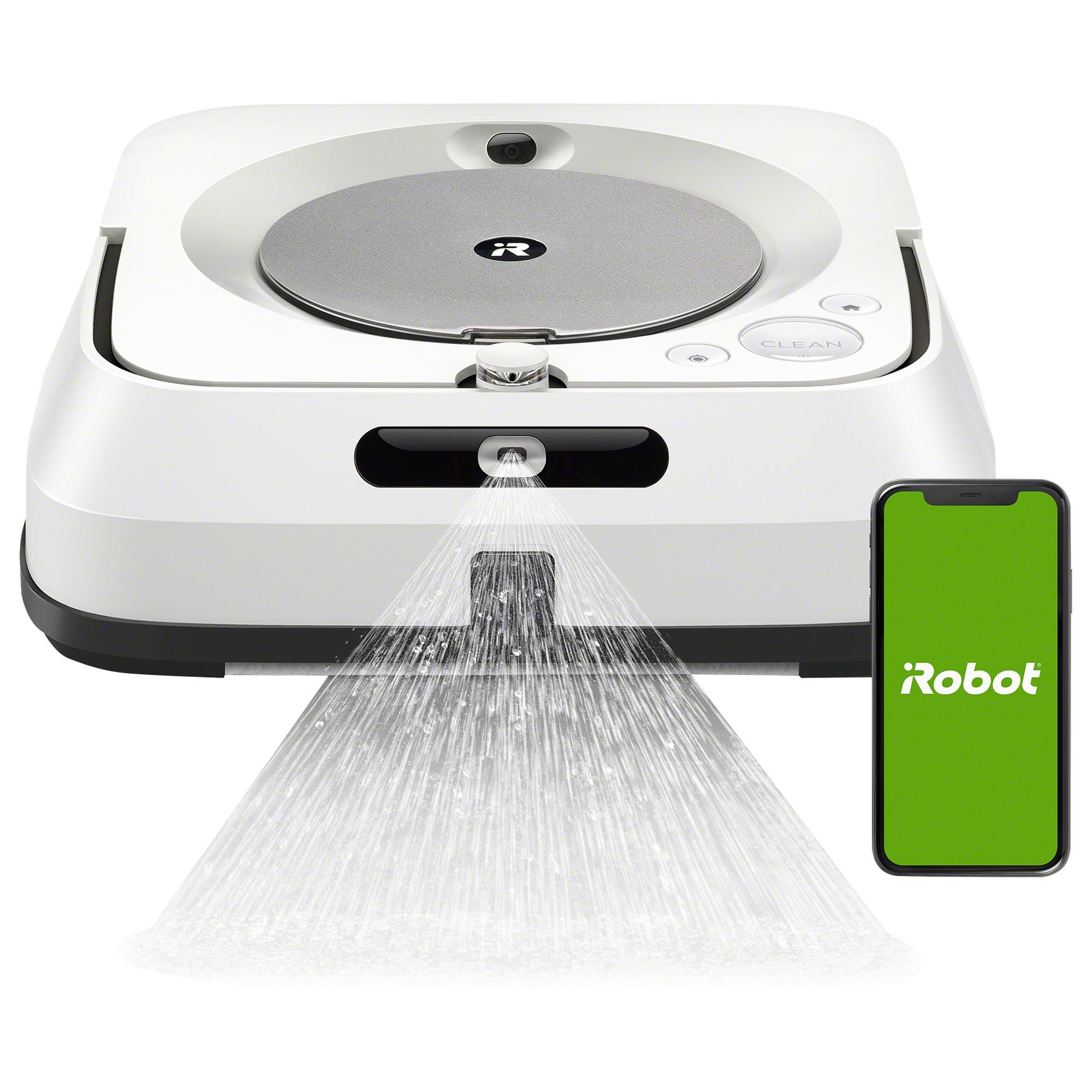 iRobot Braava jet m6 ホワイト iRobot Braava Jet M6 Wi-Fi Connected Robot Mop in White