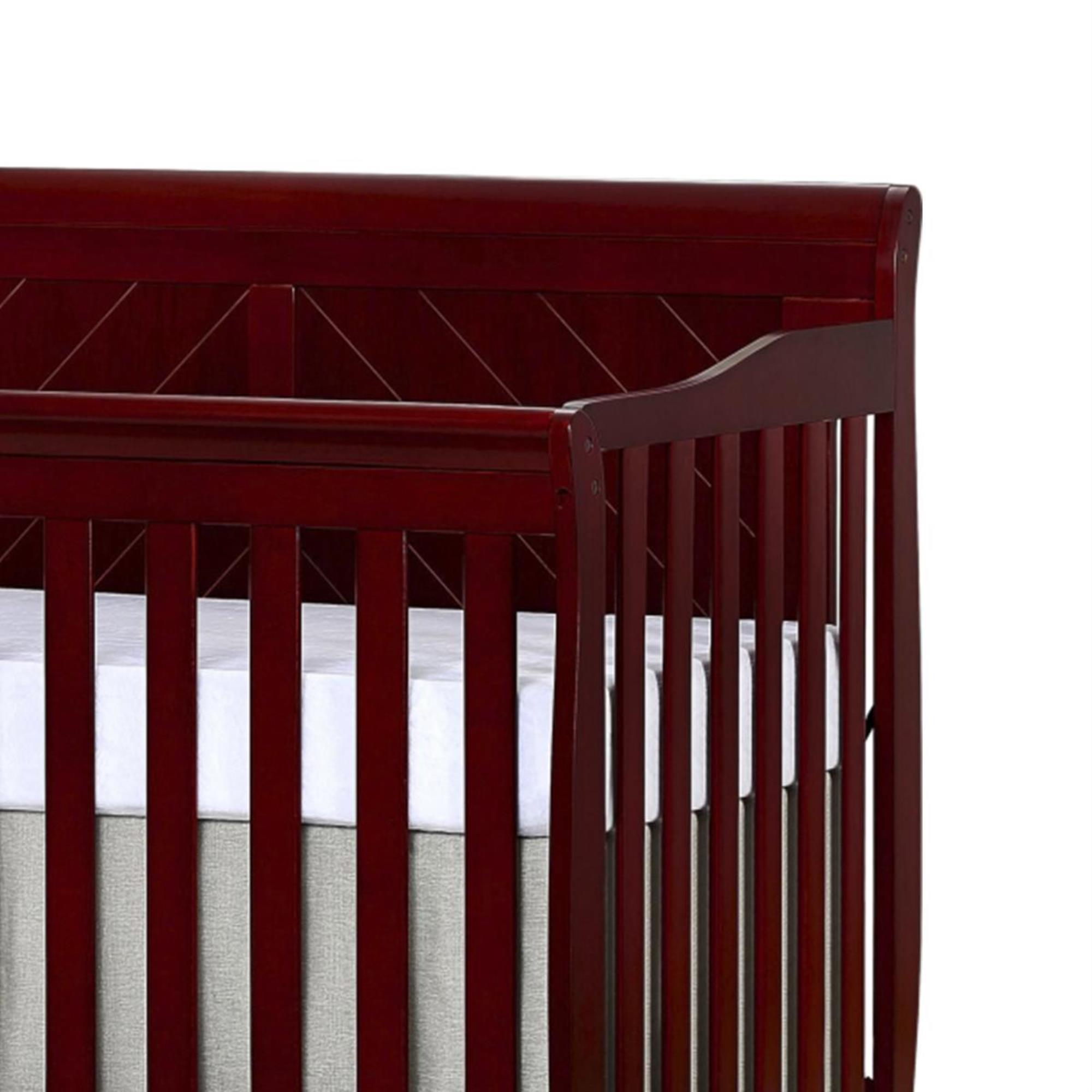 cherry oak crib