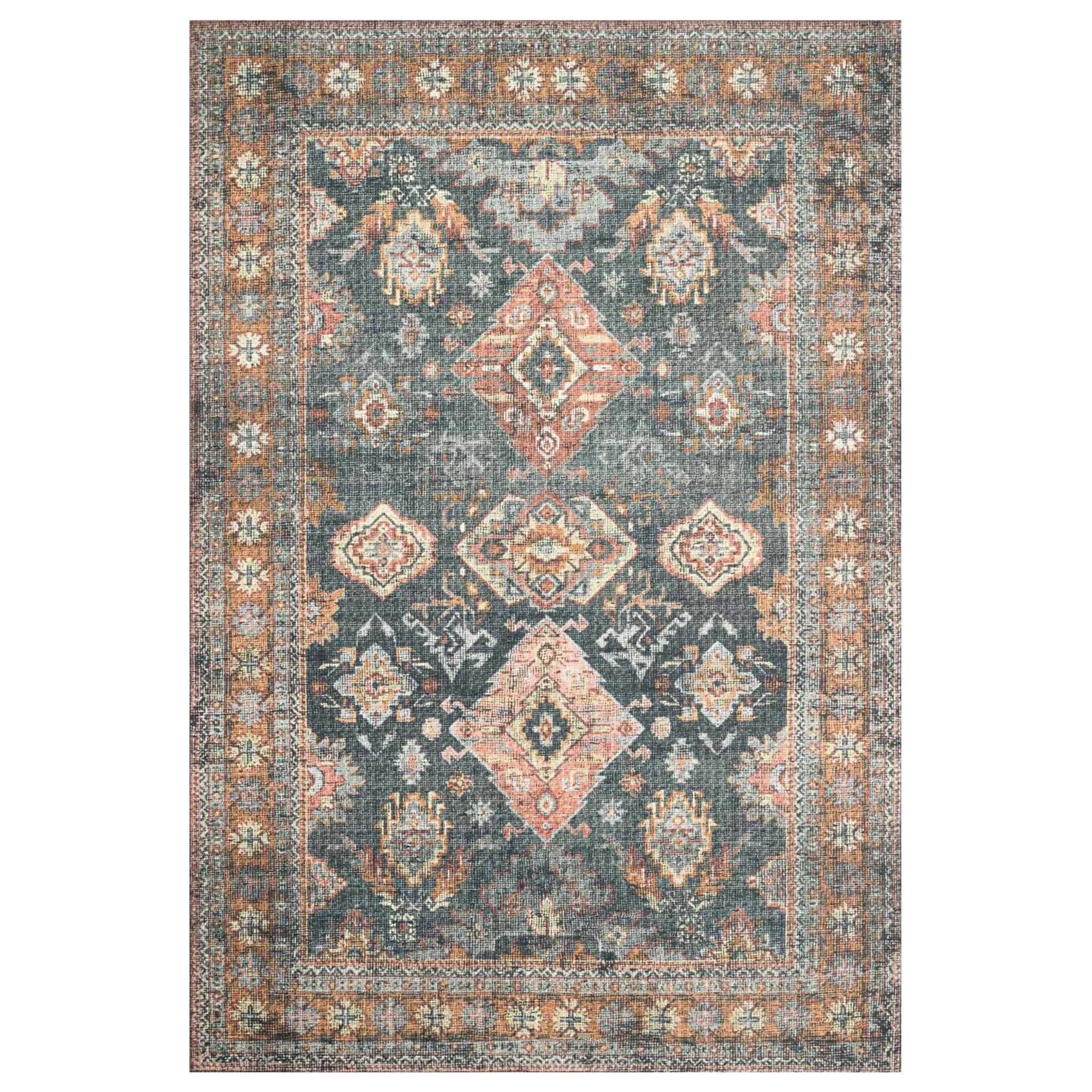 Loloi II Skye SKY10 9' x 12' Sea and Rust Area Rug NFM