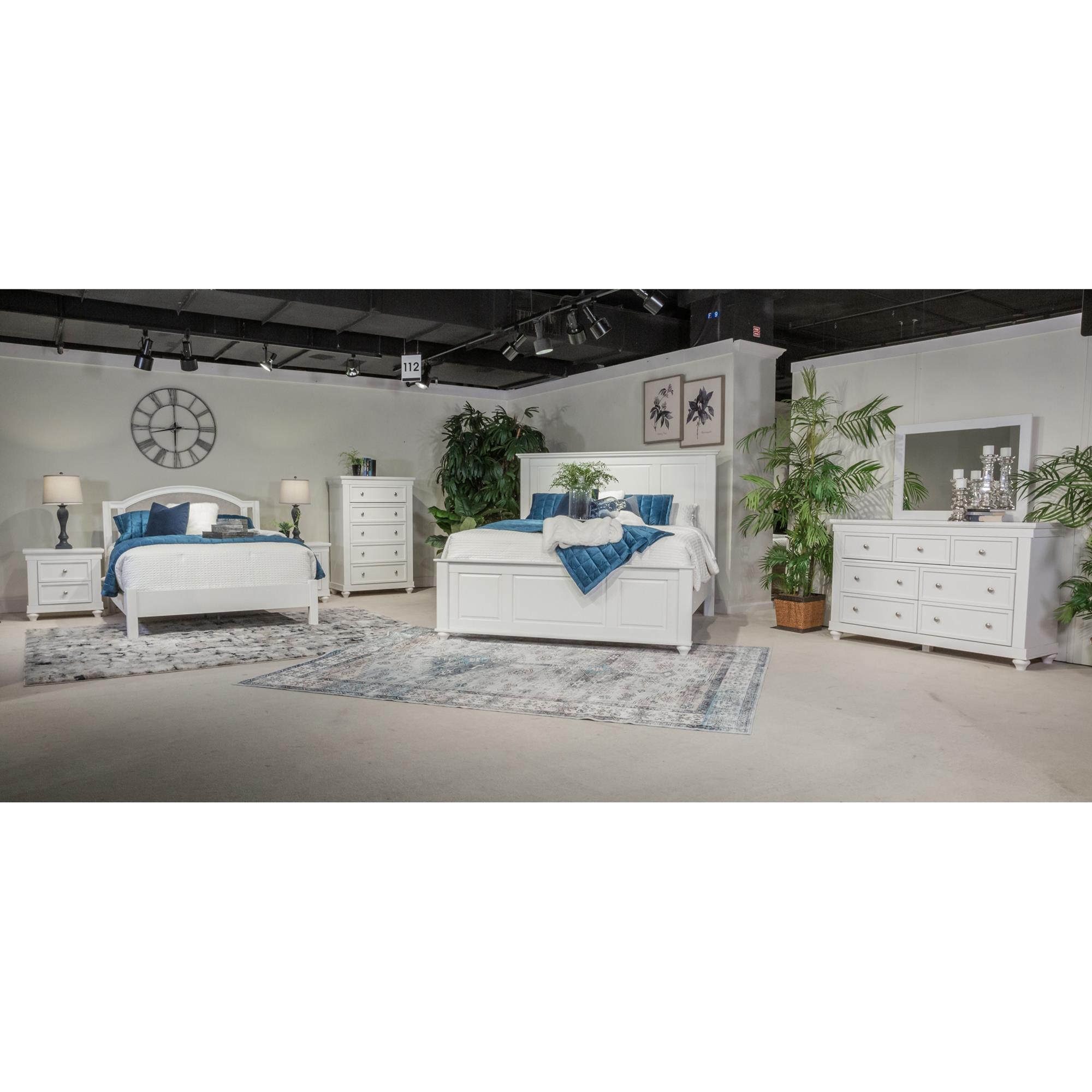 Signature Design by Ashley Grantoni 4Piece King Bedroom Set in White NFM