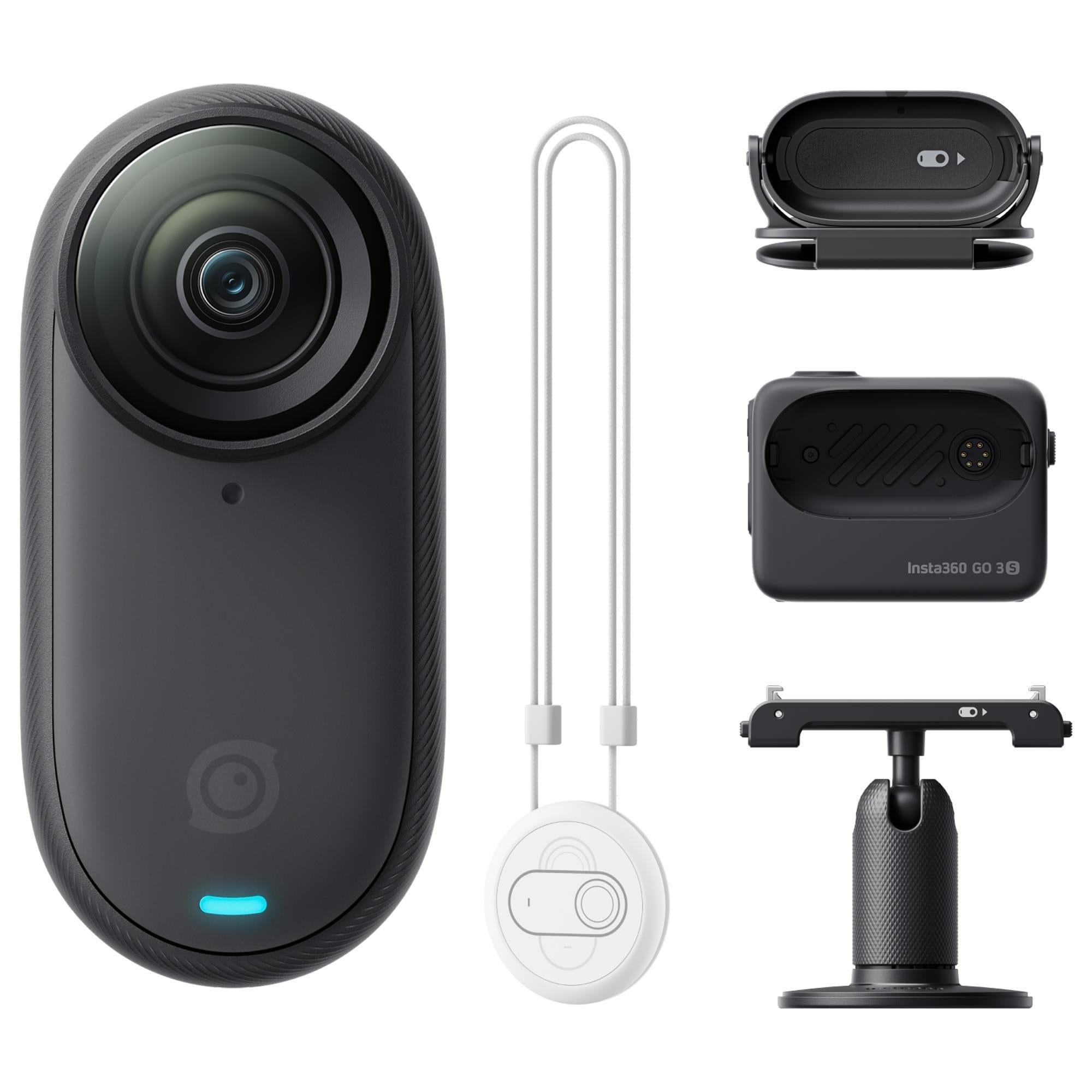 Insta360 GO 3S Standard Bundle 128 GB Action Camera in Midnight Black
