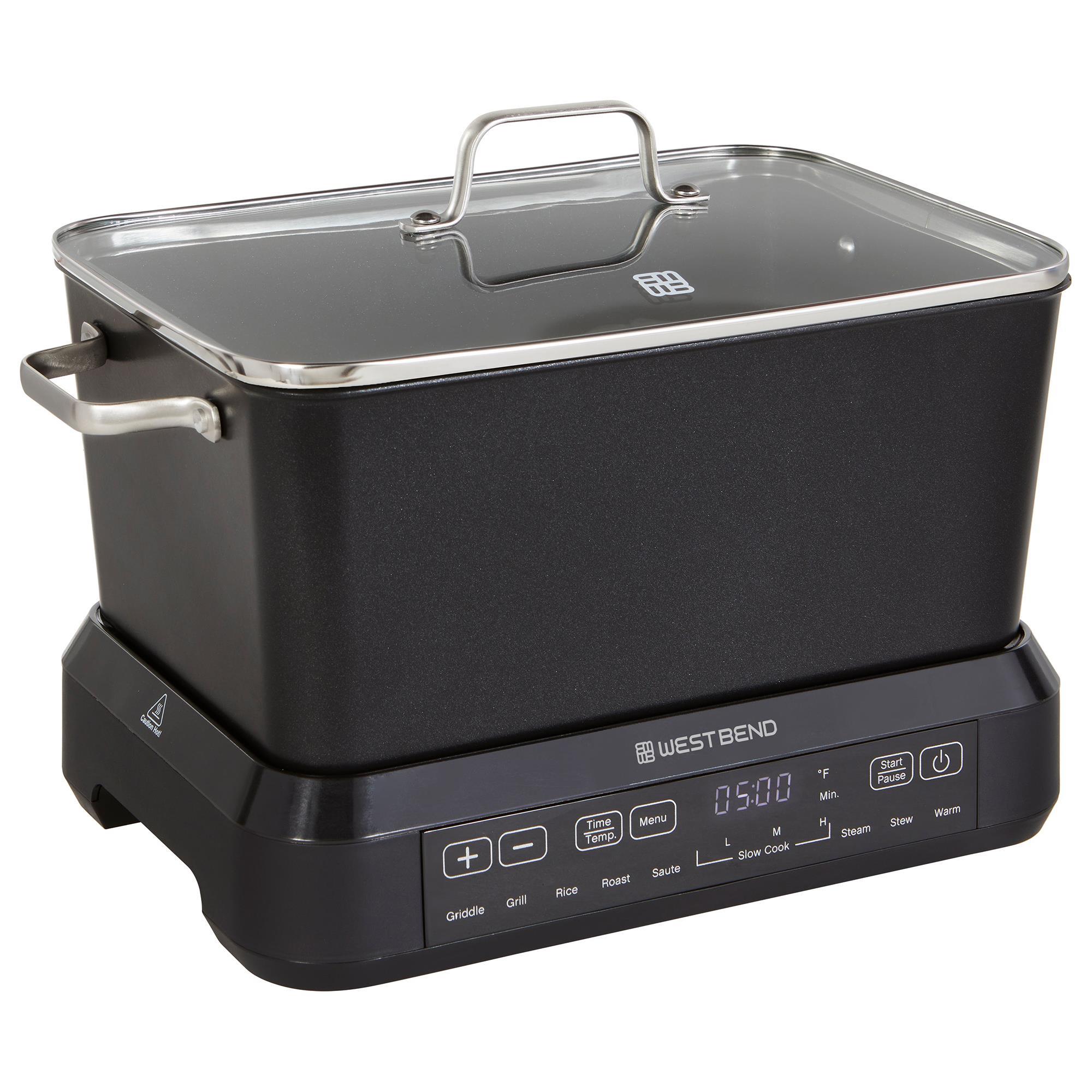 West Bend 6Quart Versatility Cooker Plus in Black Shop NFM
