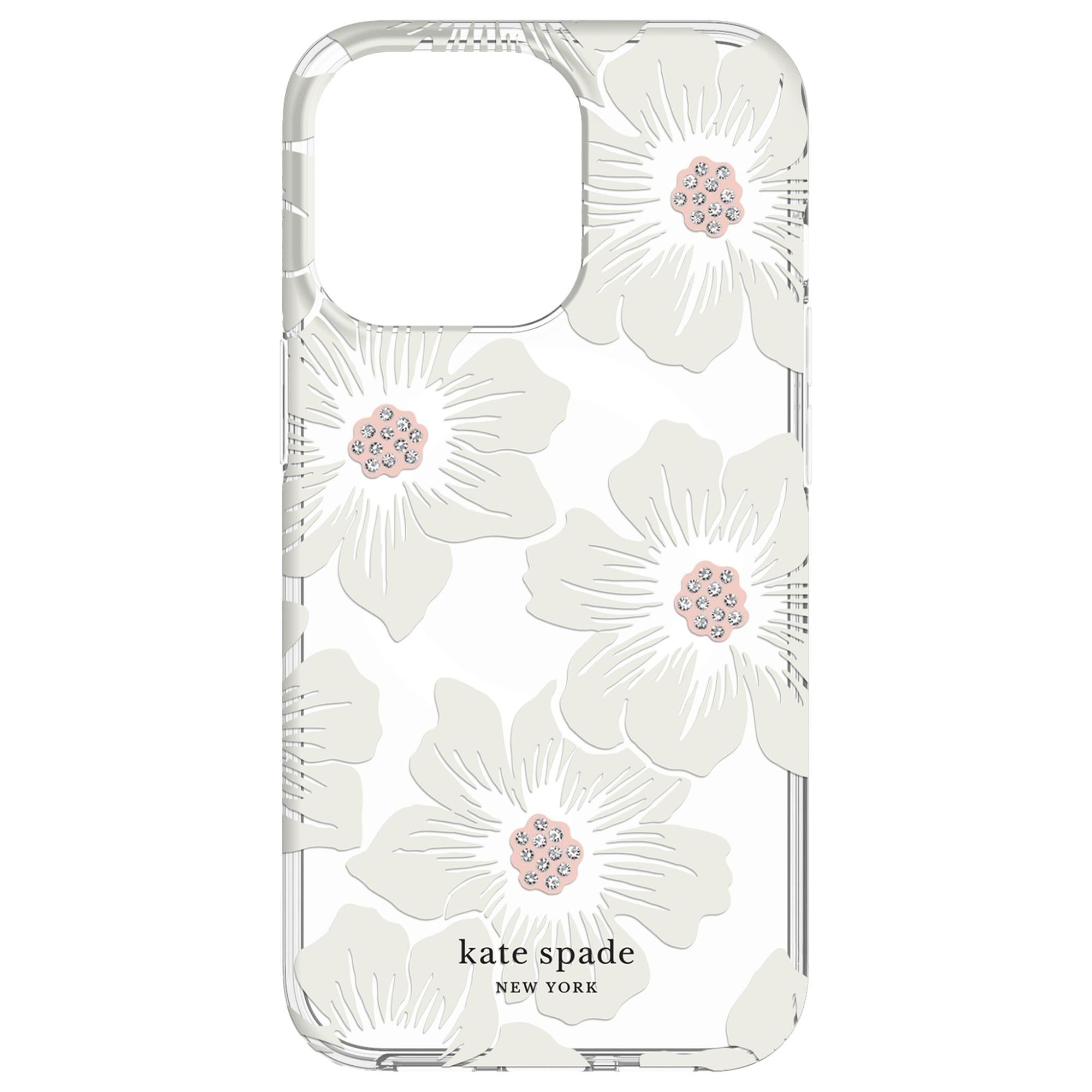 Kate Spade New York Hardshell MagSafe Case for Apple iPhone 13 Pro in  Hollyhock Floral Clear