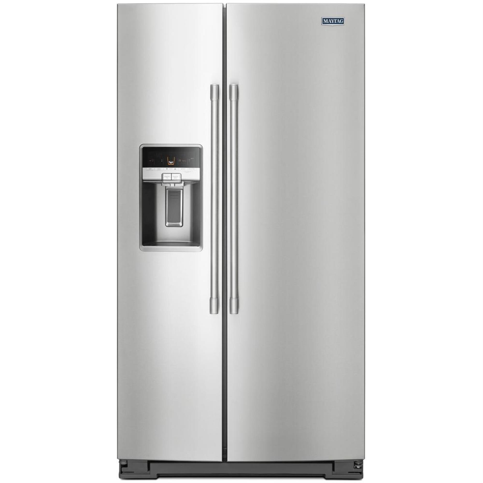 Maytag 21 Cu. Ft. Counter Depth SidebySide Refrigerator in Stainless Steel Nebraska