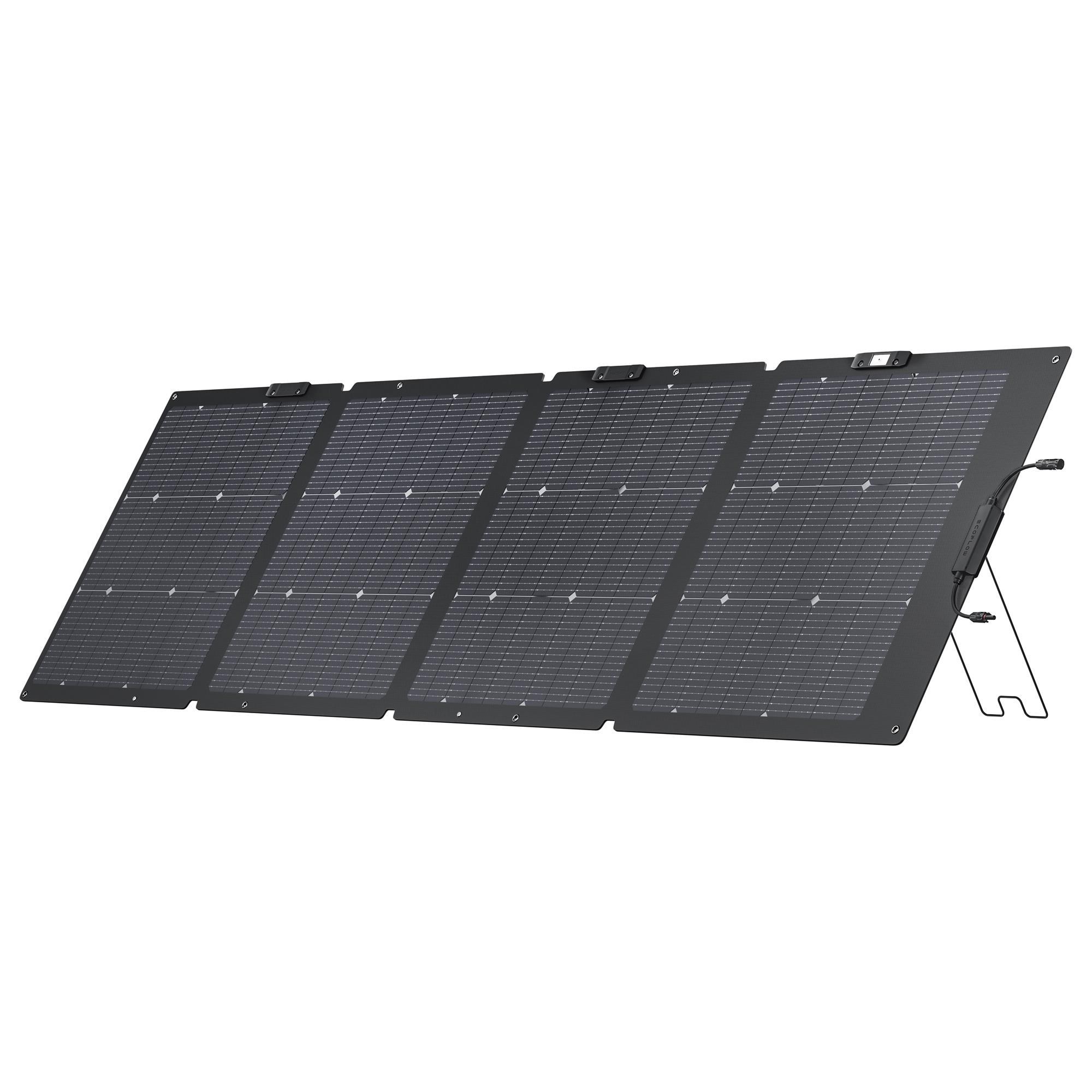 EcoFlow 220W Solar Panel ソーラーパネル EcoFlow 220W Portable Solar Panel in Black