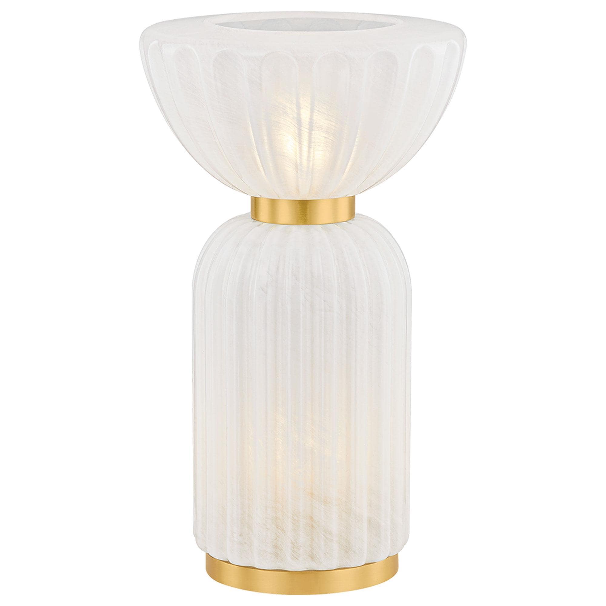 Mitzi Lighting Cordelia Table Lamp in Aged Brass