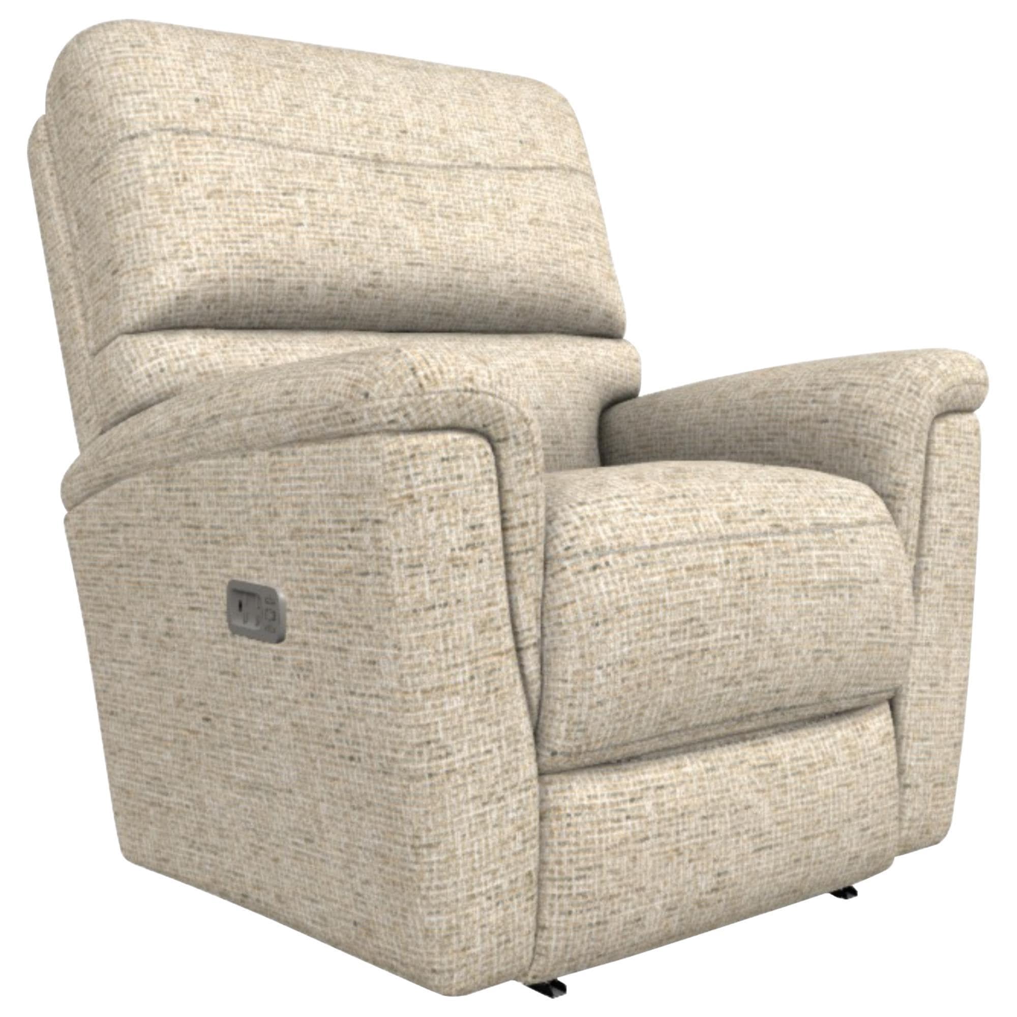 La-Z-Boy Ava Power Recliner with Headrest and Lumbar in Hickory