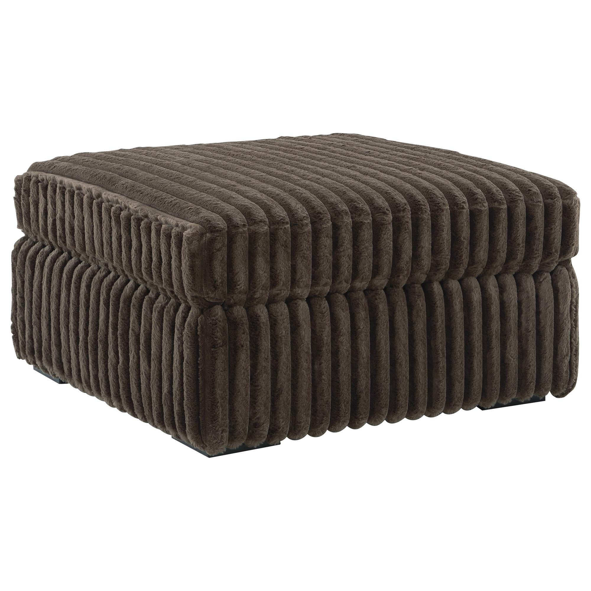 Ashley Midnight-Madness Oversized Accent Ottoman in Chocolate