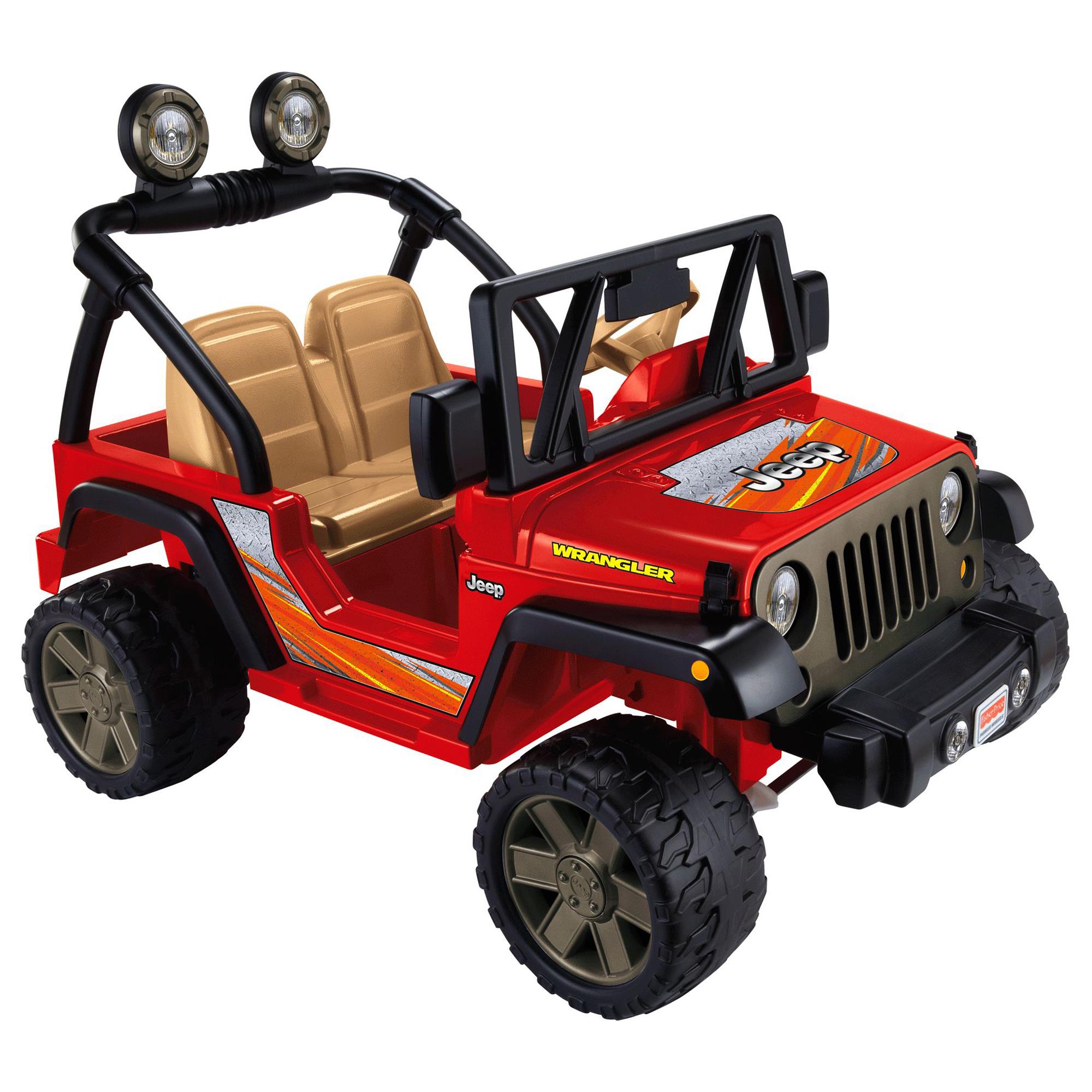 Power Wheels Jeep Wrangler in Red | NFM Power Wheels Jeep Wrangler in Red | NFM