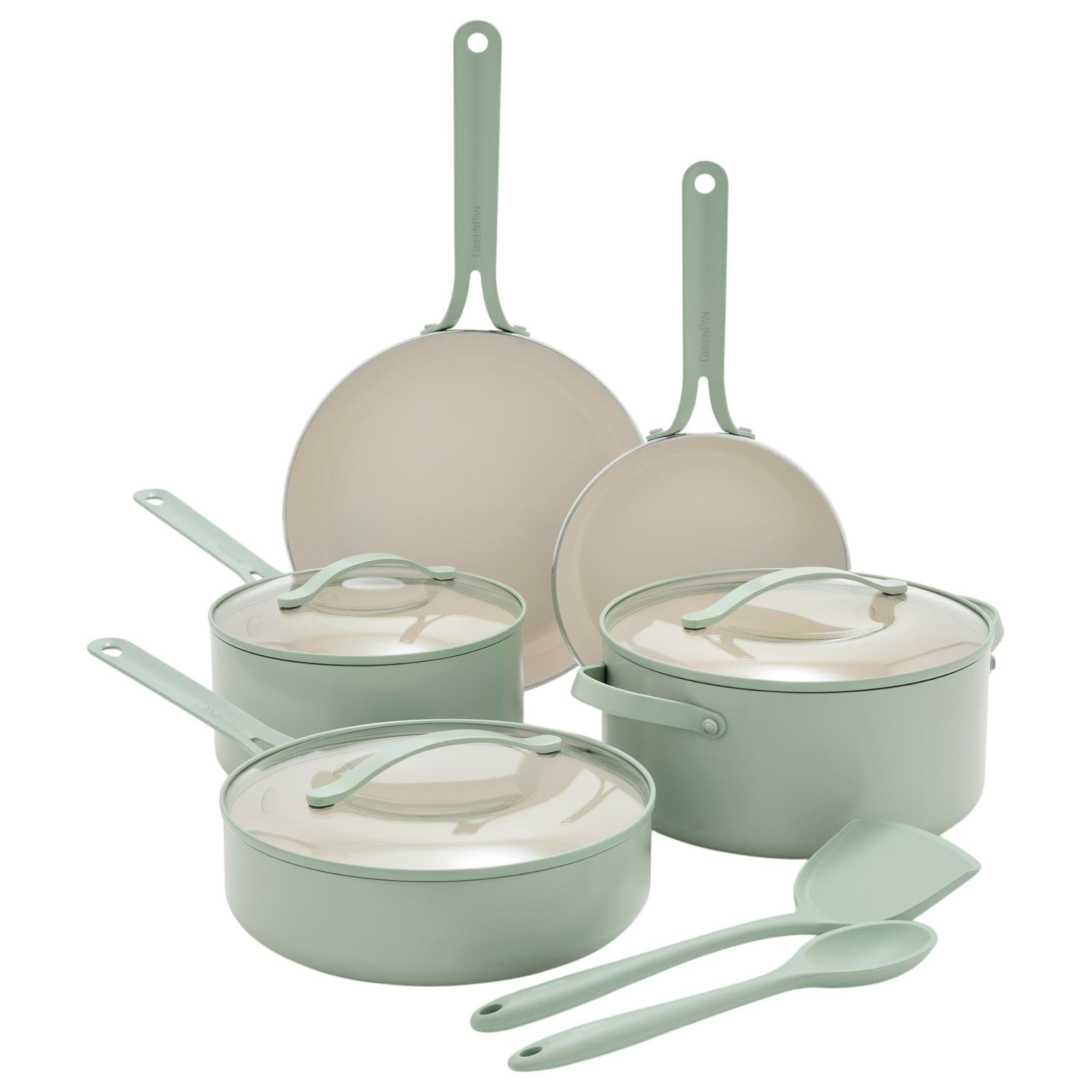 Green Pan Nova Gallery 10-Piece Cookware Set in Pistachio