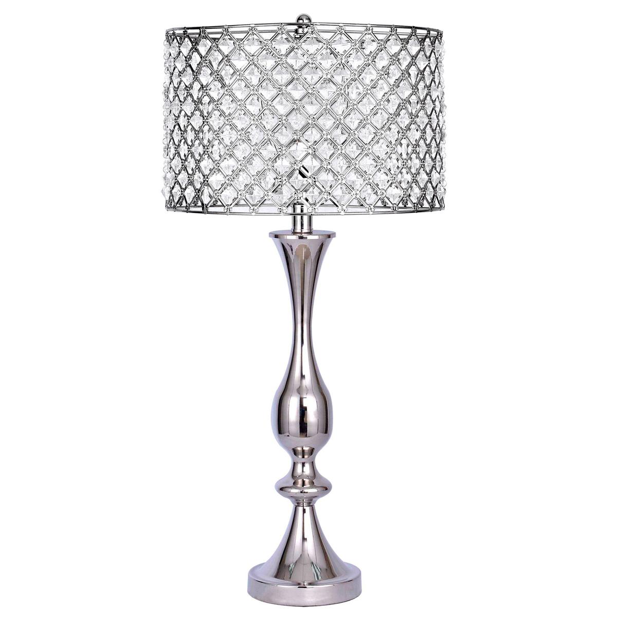 Grandview Gallery Table Lamp And Shade In Stainless Steel Nebraska Furniture Mart Grandview Gallery Table Lamp And Shade, Grandview Gallery Floor Lamps