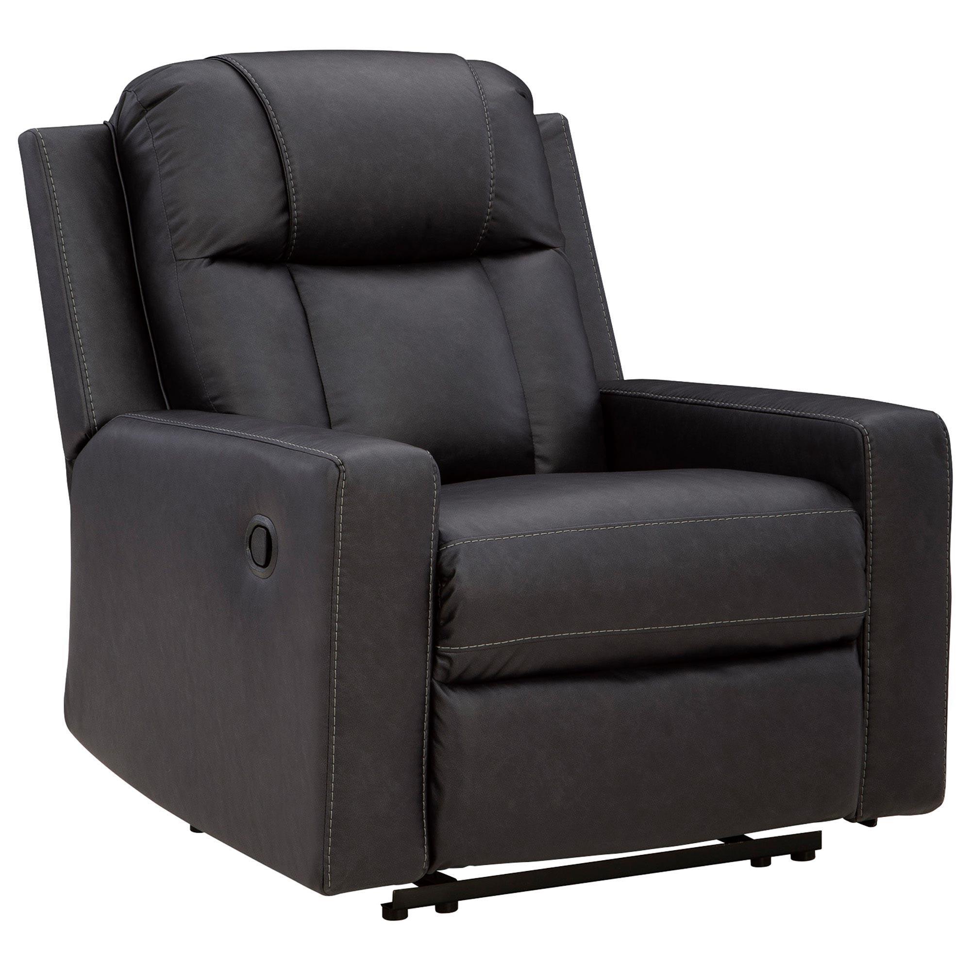 Ashley Mackmenville Manual Zero Wall Recliner in Caramel