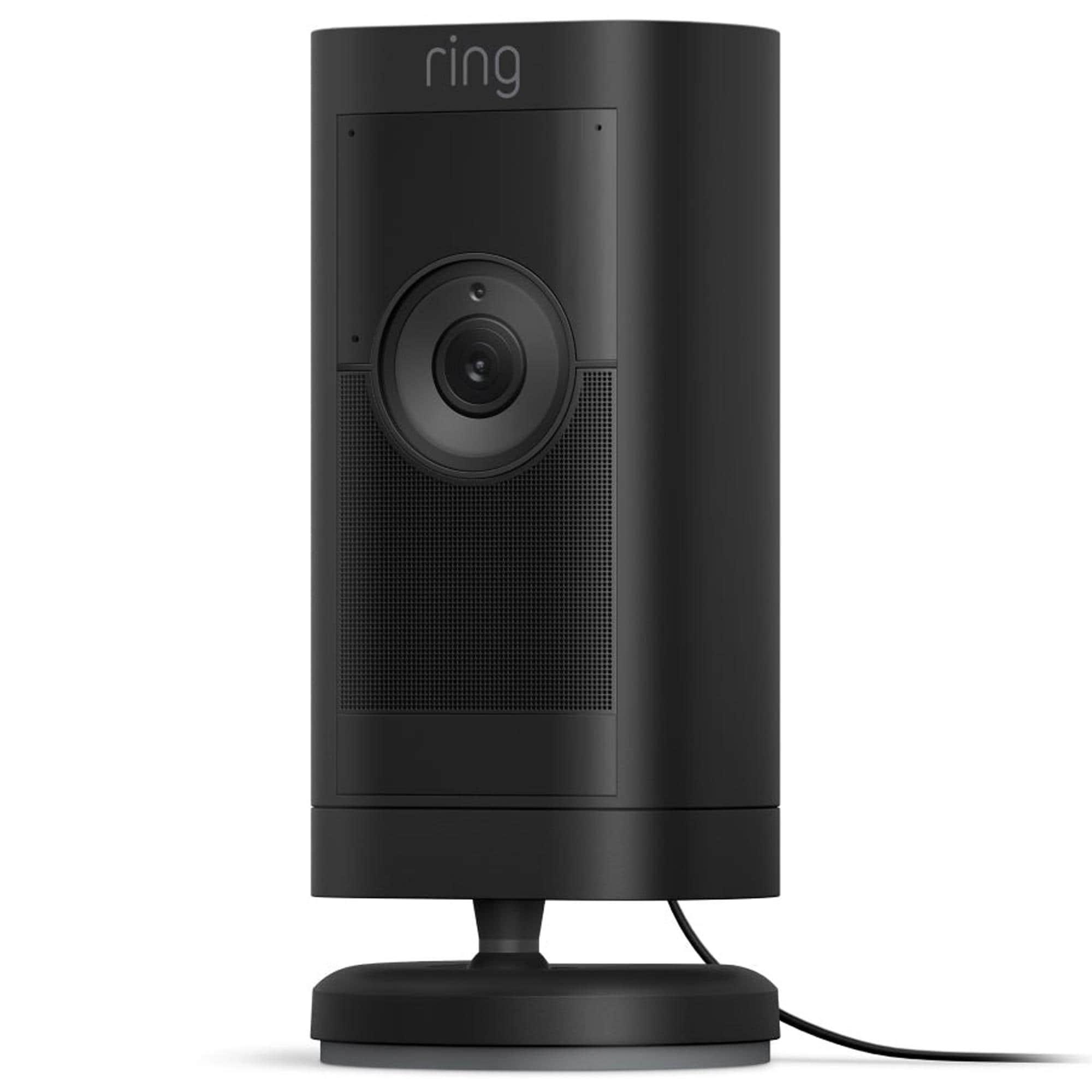 Ring Stick Up Cam Pro Plug-In Indoor/Outdoor Security Camera in White