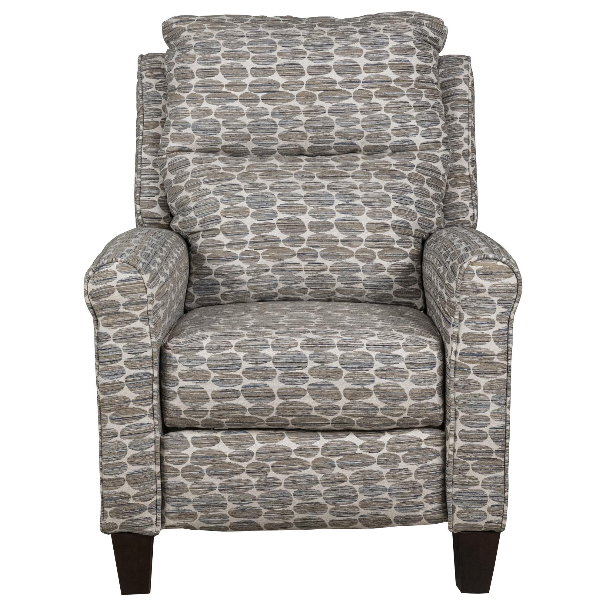 Southern Motion Pep Talk Push Back Recliner in Johana Platinum