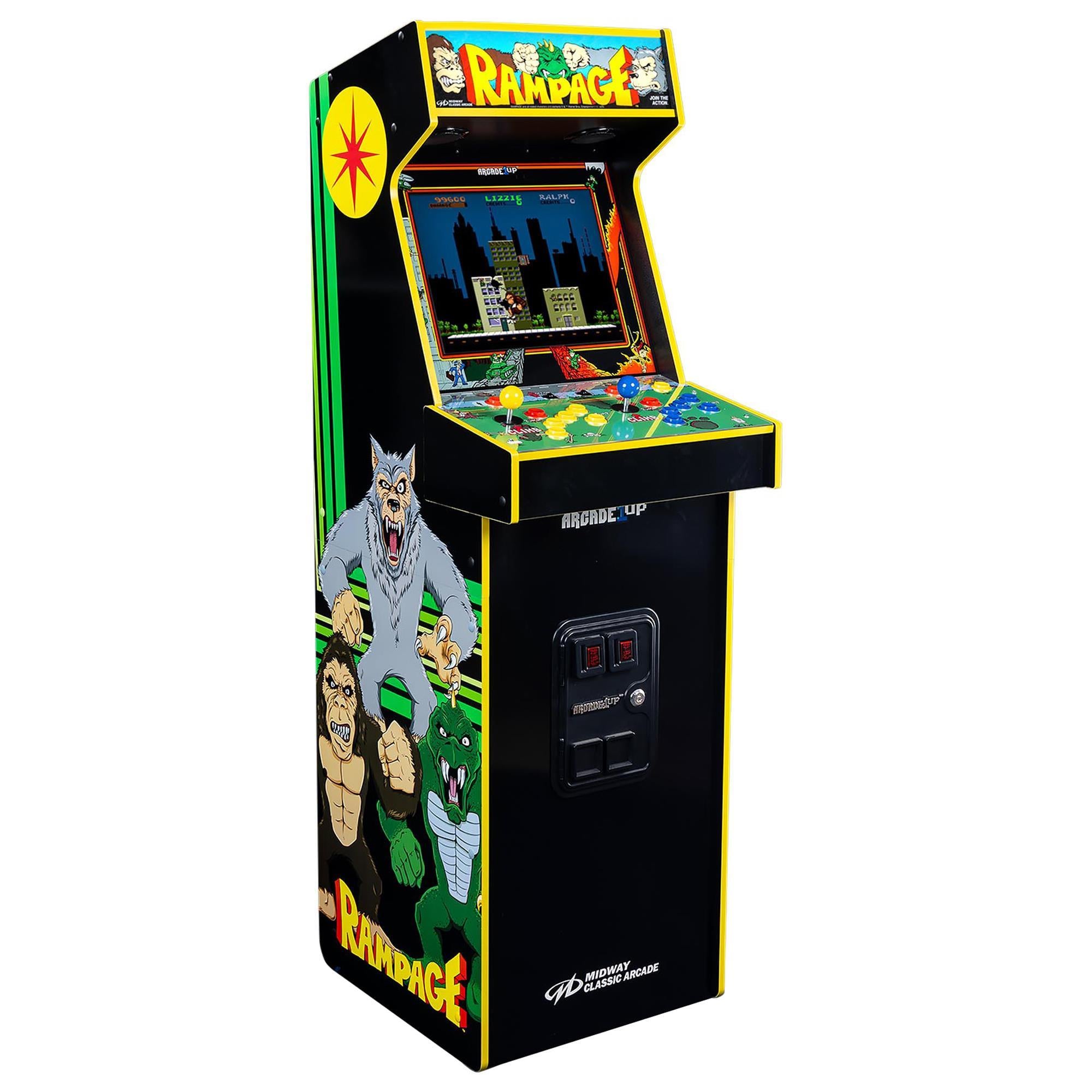 Arcade1Up Joust & Rampage Deluxe Arcade Machine in Multicolor