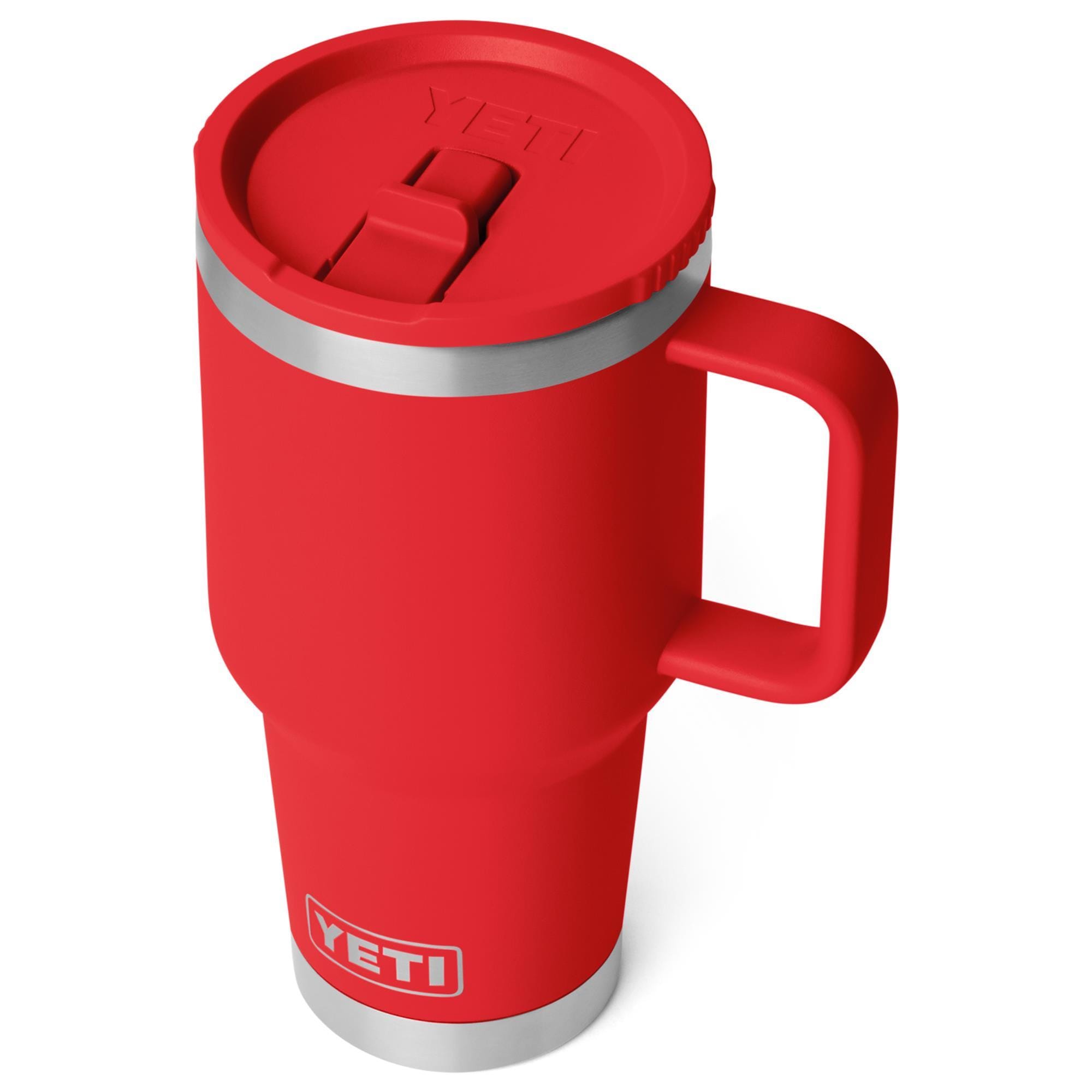 YETI Rambler 30 Oz Travel Mug with StrongHold Lid in Rescue Red