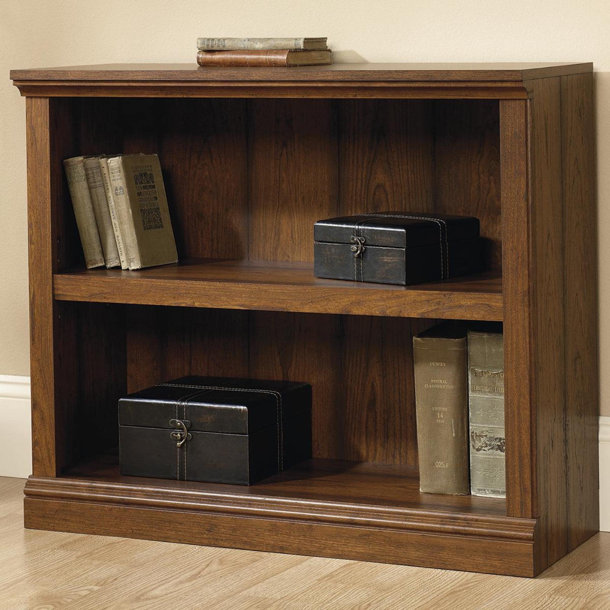 Sauder Sauder Select 2-Shelf Bookshelf in Washington Cherry