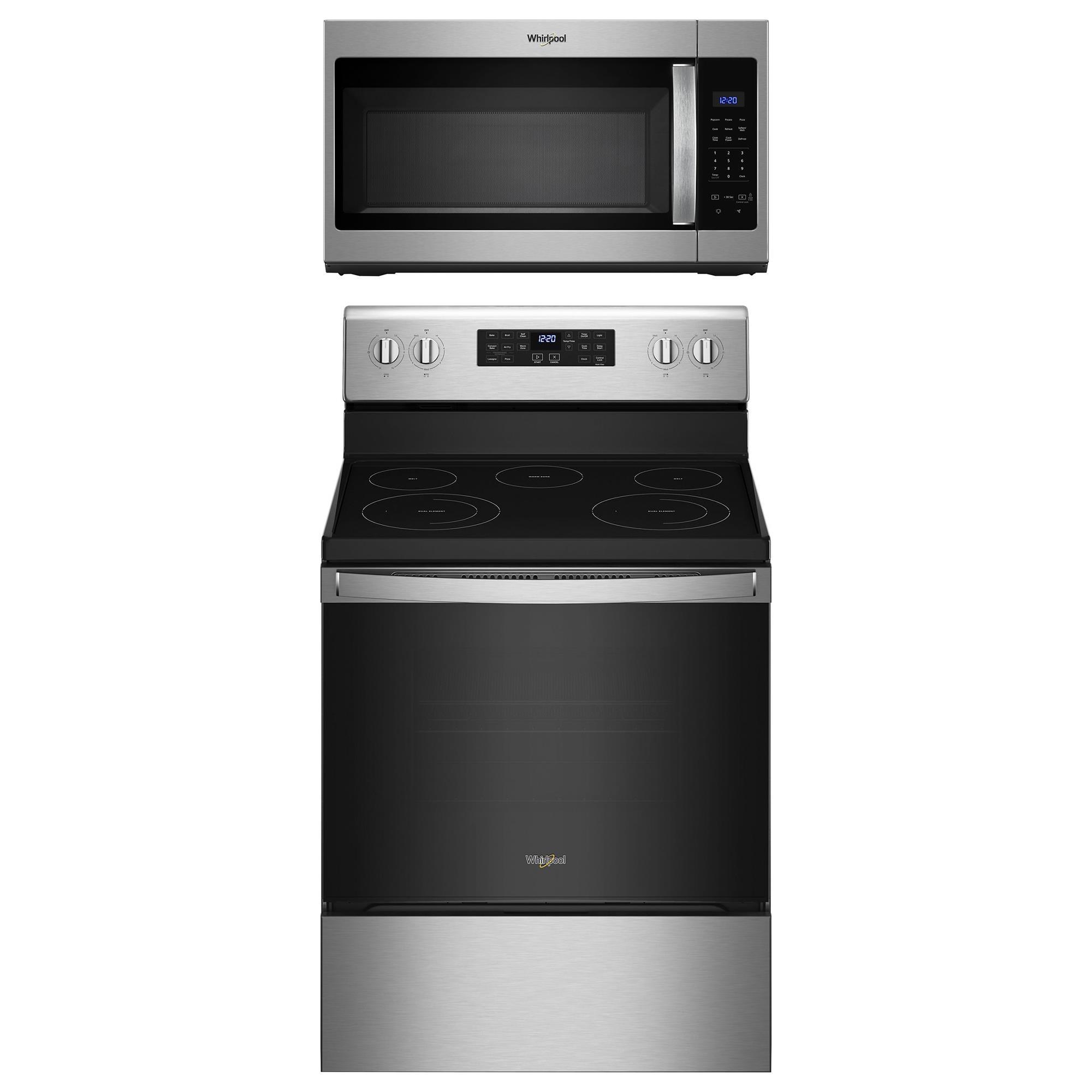 Whirlpool 2Piece Kitchen Package with 5.3 Cu. Ft. Air Fry Electric