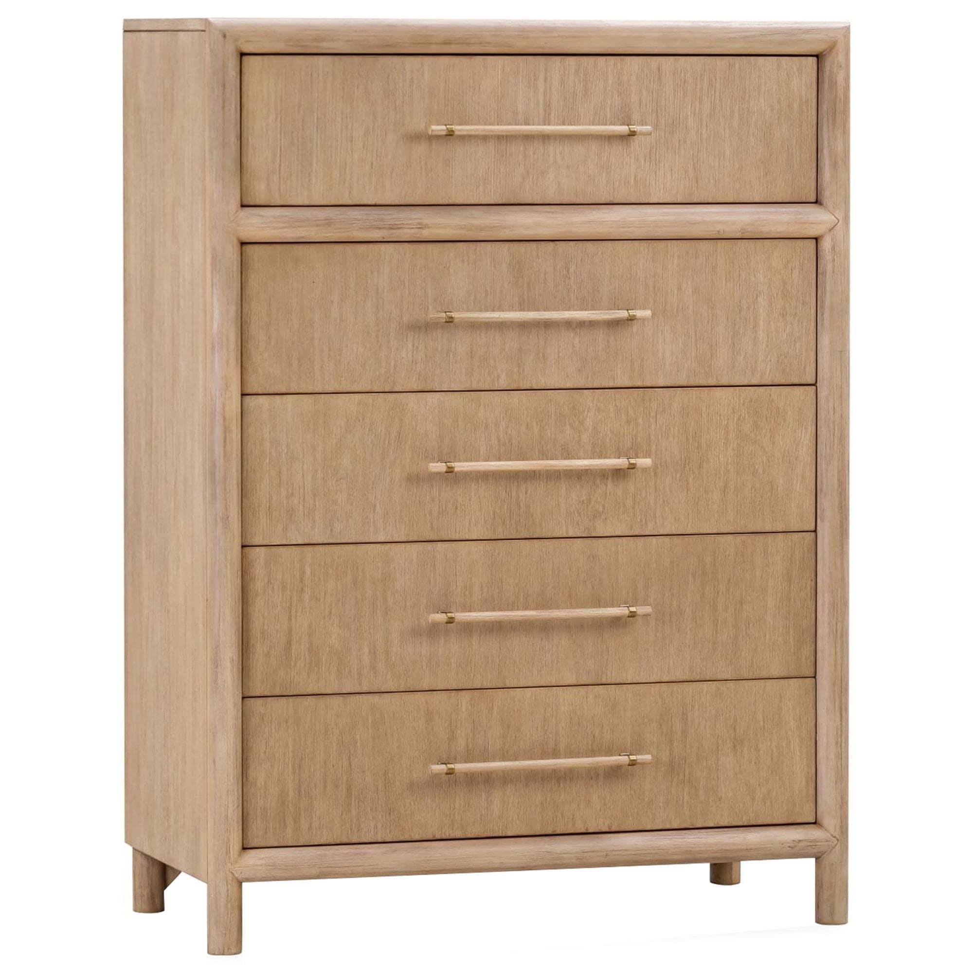 Urban Home Dorsey 5-Drawer Chest in Granola