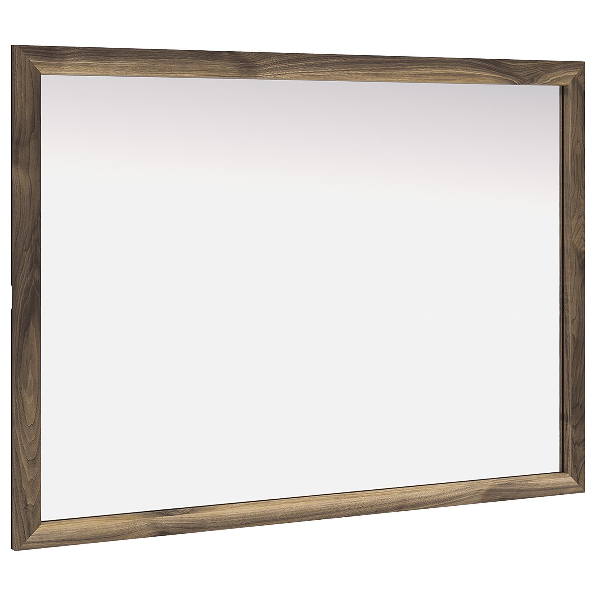 Ashley Chirason Dresser Mirror in Warm Natural Brown