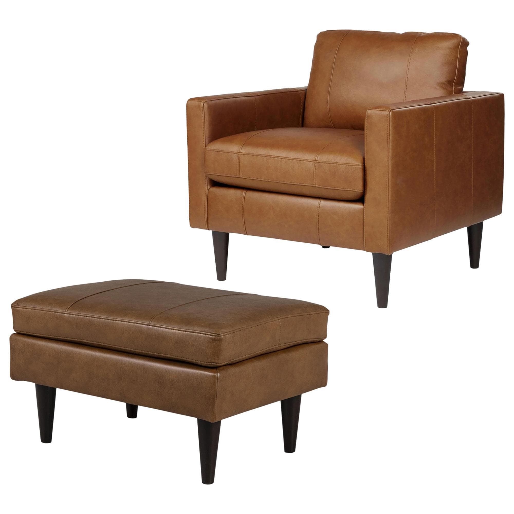 Best Home Furnishings Trafton Stationary Chair and Ottoman Set in