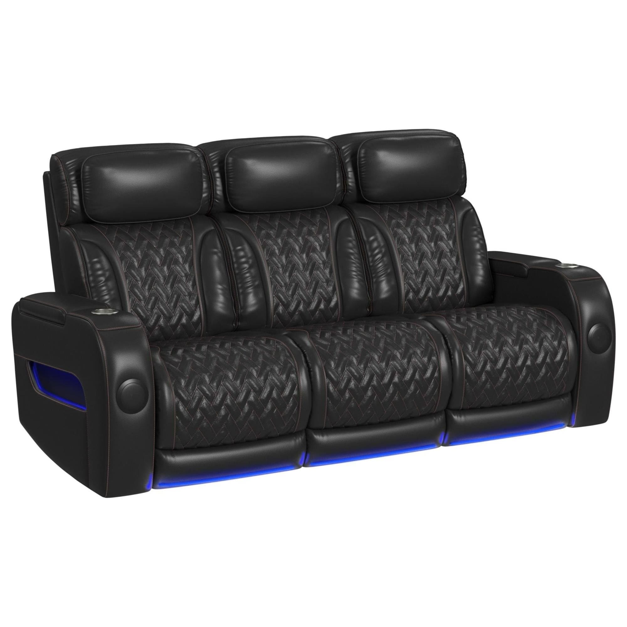 Mayberry Hill Prime Time Power Reclining Sofa in Jett Black