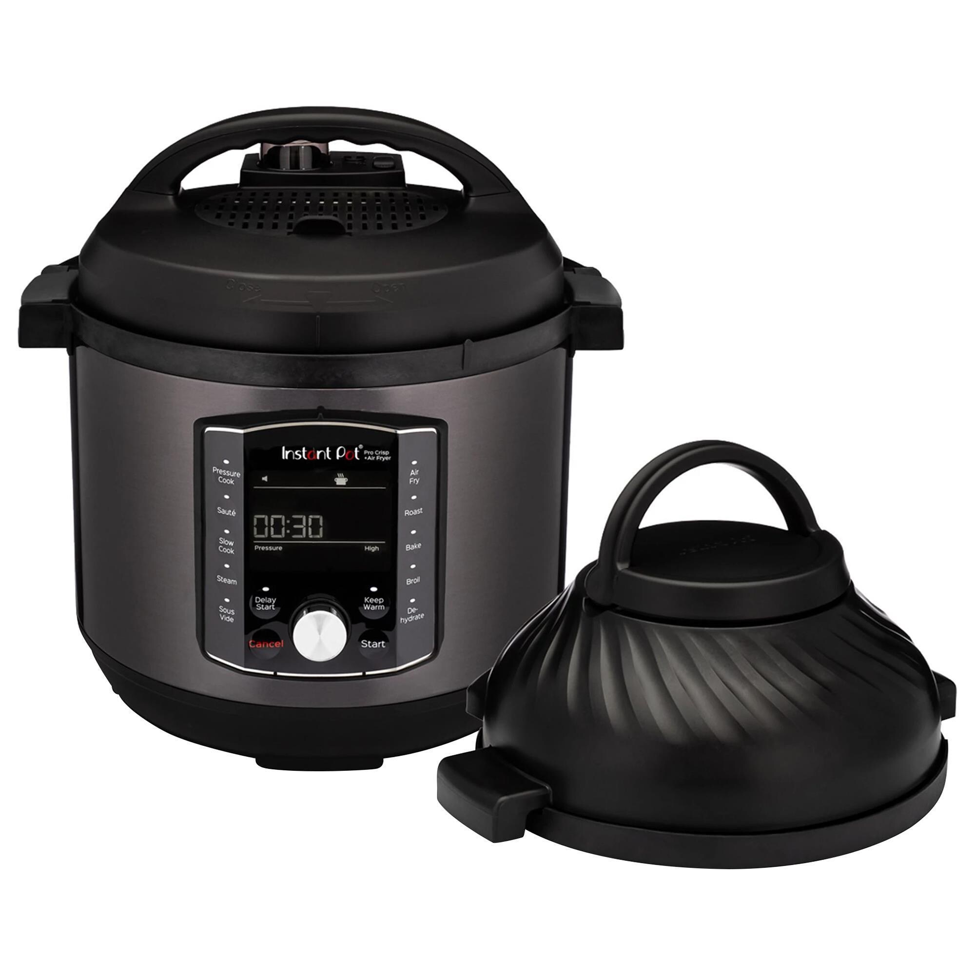 Instant Pot 8 qt. Black Pro Crisp Air Fryer 113-0043-01 - The Home Depot