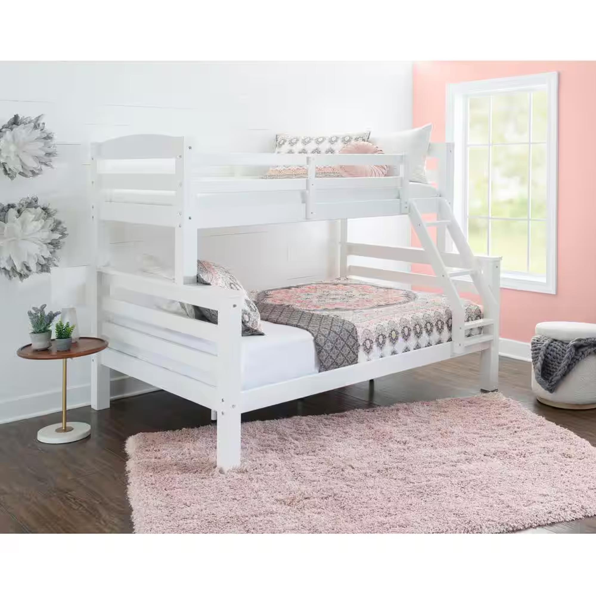 Parkerville Furniture Line Porter Twin over Full Bunk Bed in White Shop NFM
