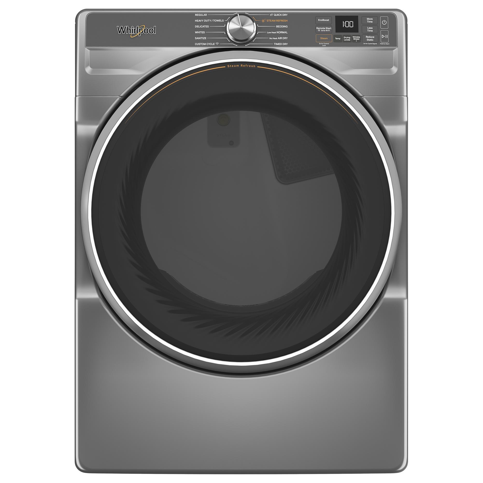 Whirlpool 7.4 Cu. Ft. Smart Front Load Gas Dryer with Steam