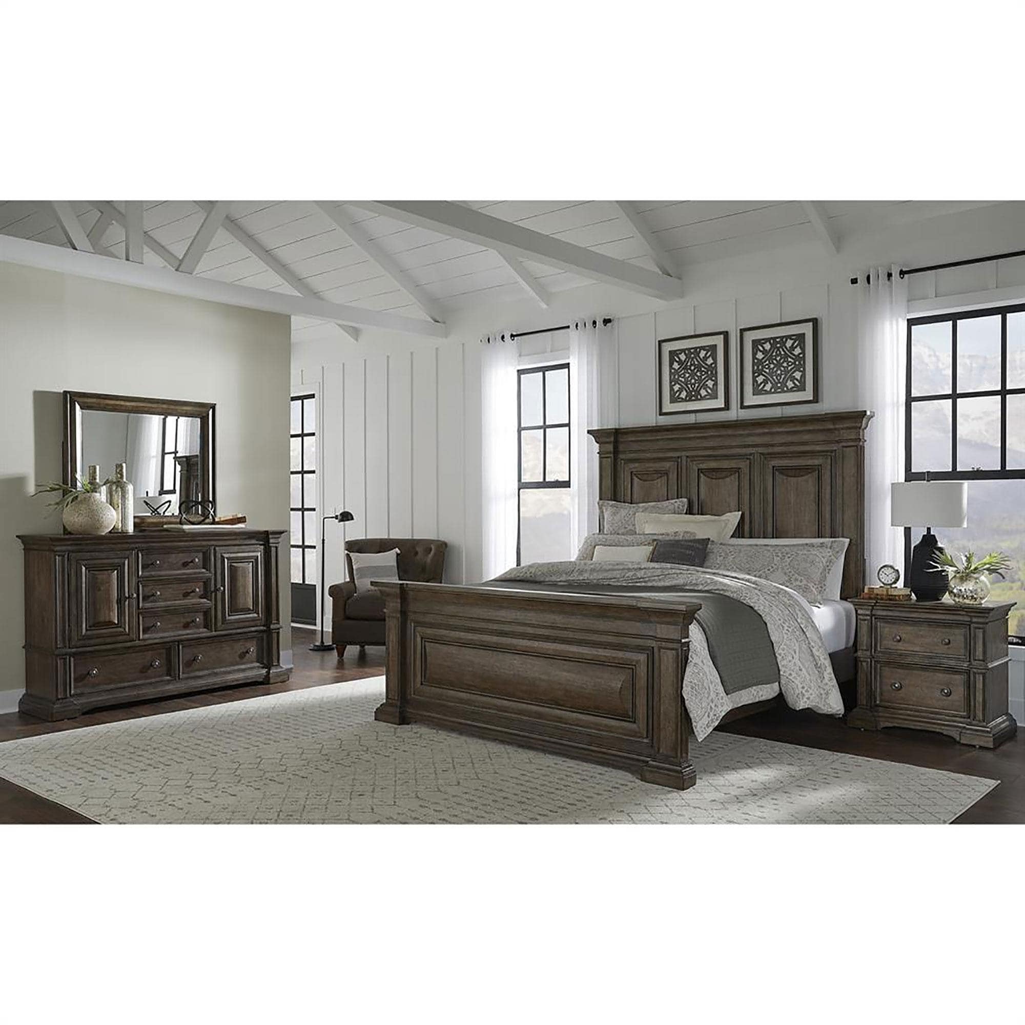 Wyndahl brown panel bedroom set discount