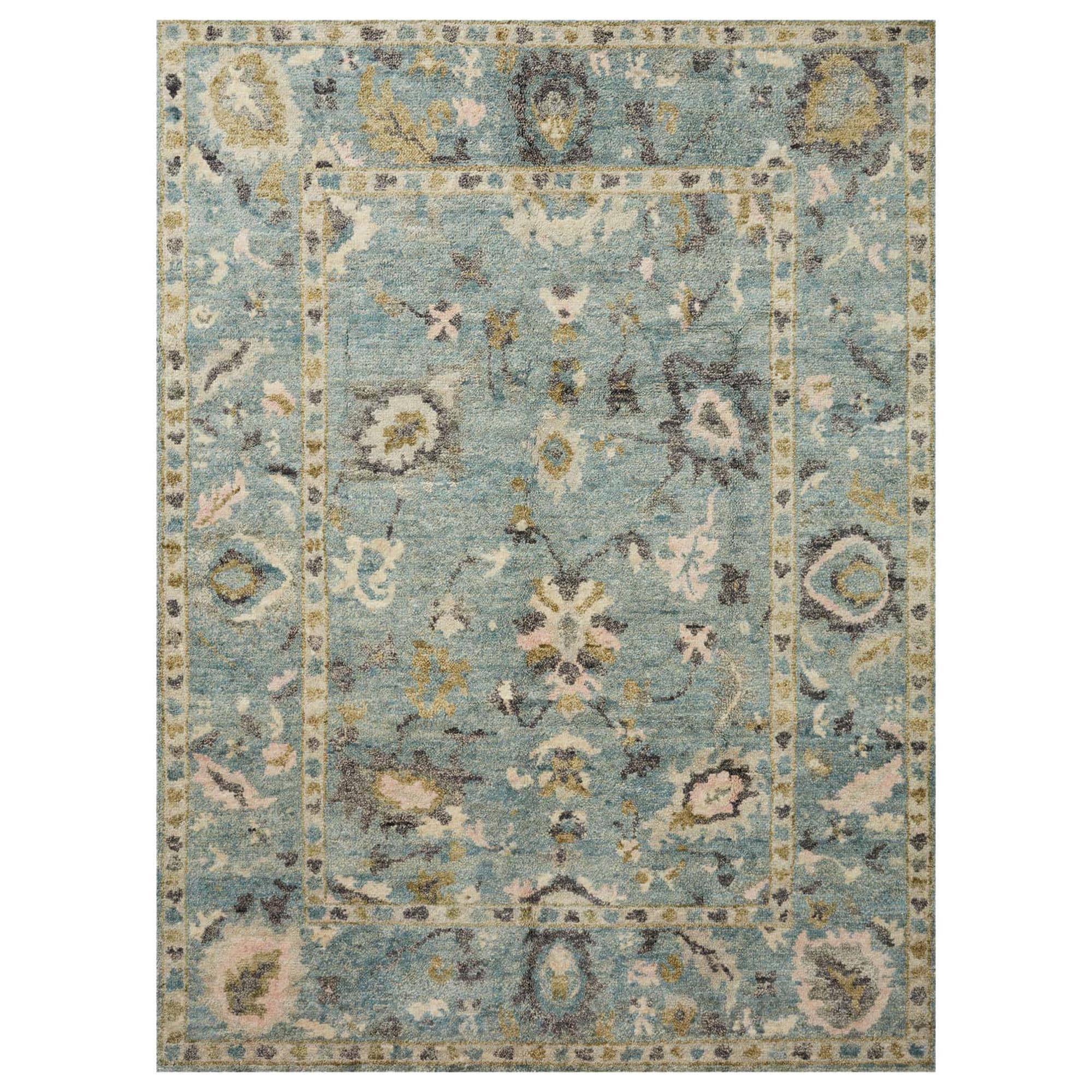 Loloi Clement 9'6" x 13'6" Aqua and Multicolor Area Rug NFM