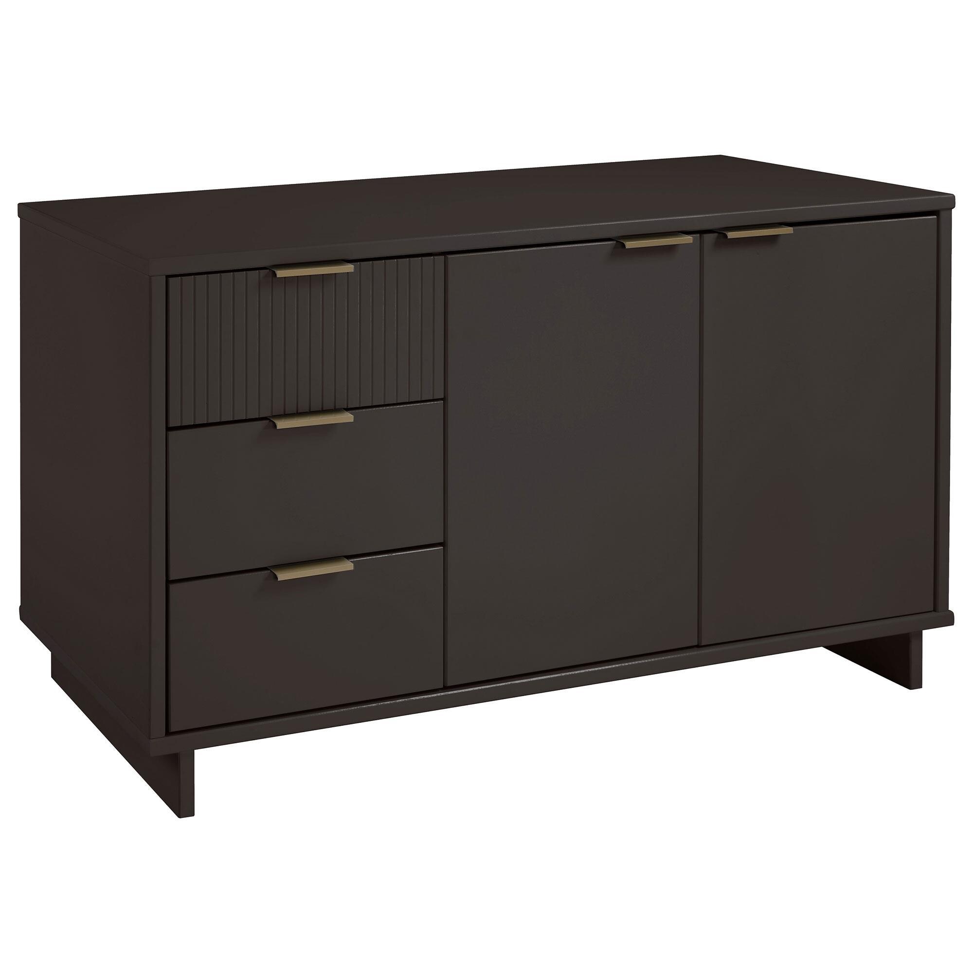 Dayton Granville 3Drawer Sideboard in Dark Grey NFM