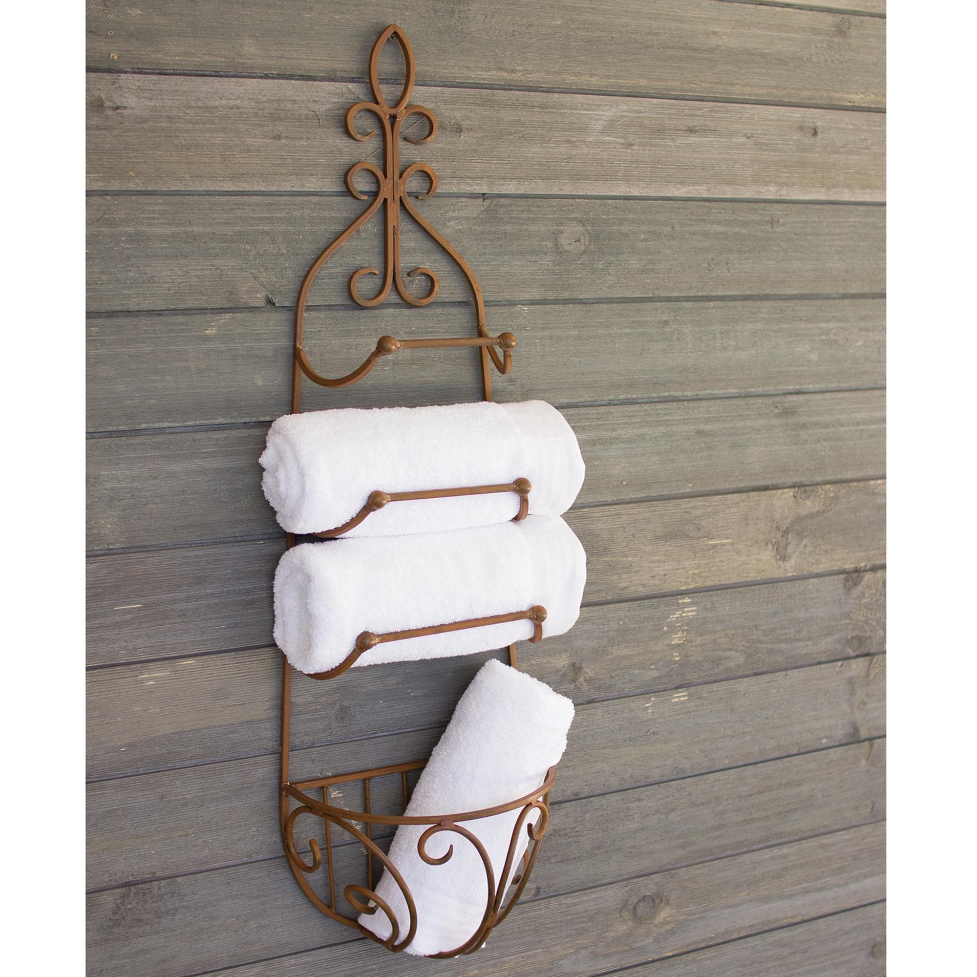 Basket towel holder online