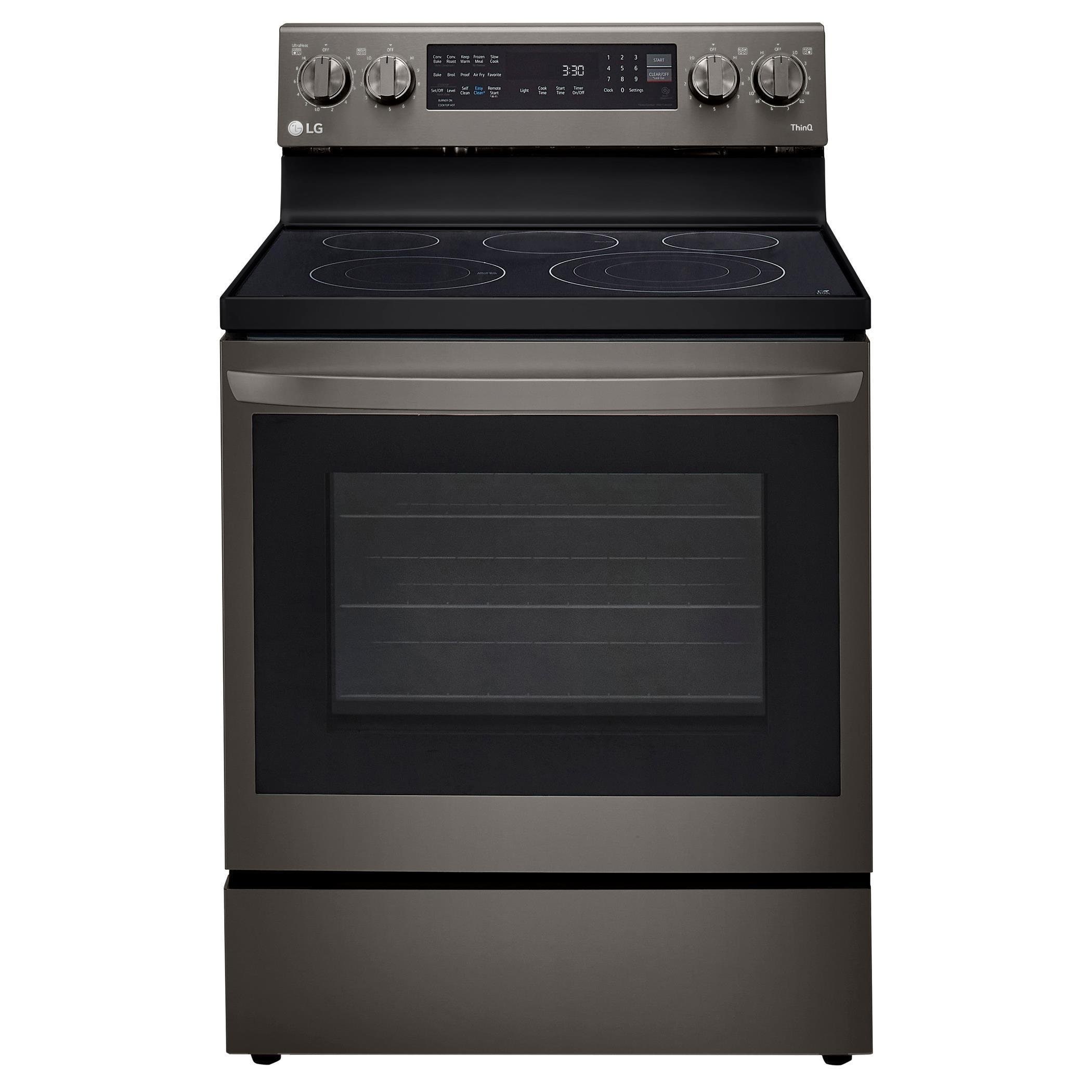 lg double wall oven with air fryer