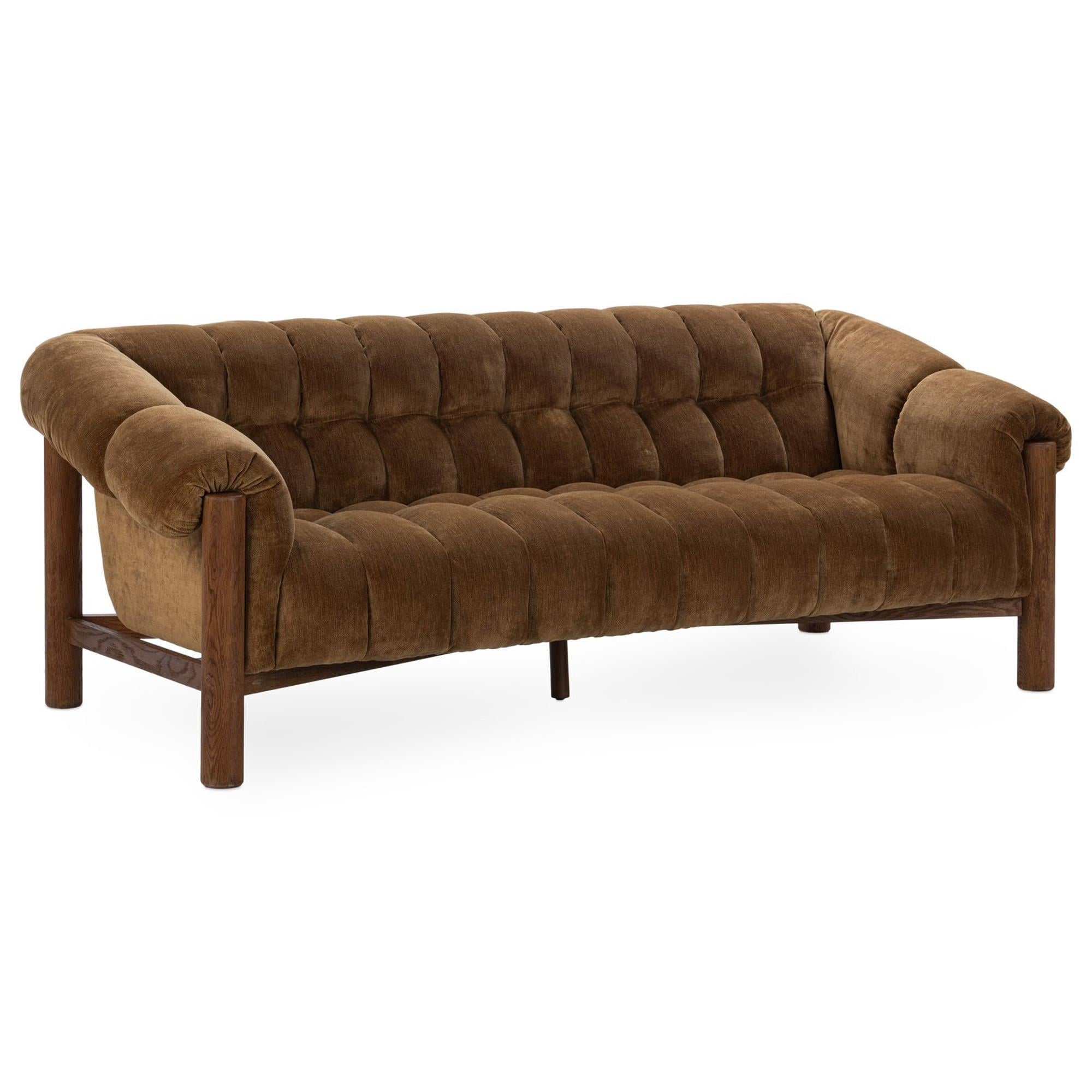 Classic Home Sansa Stationary Sofa in Bronze