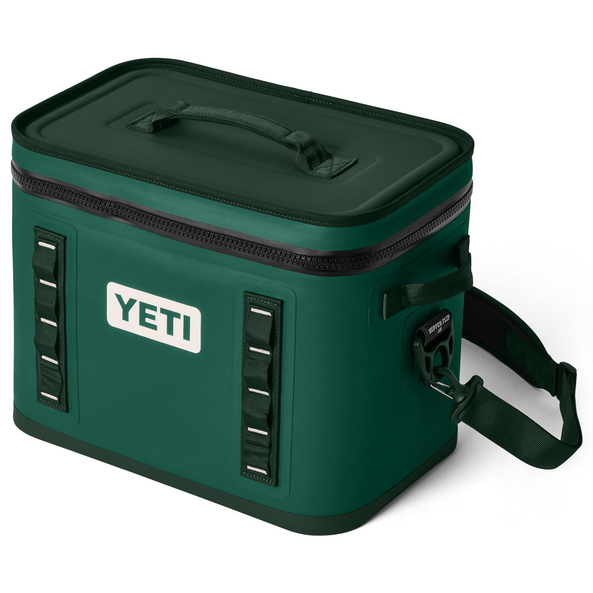 YETI Hopper Flip 18 Soft Cooler in Black Forest Green