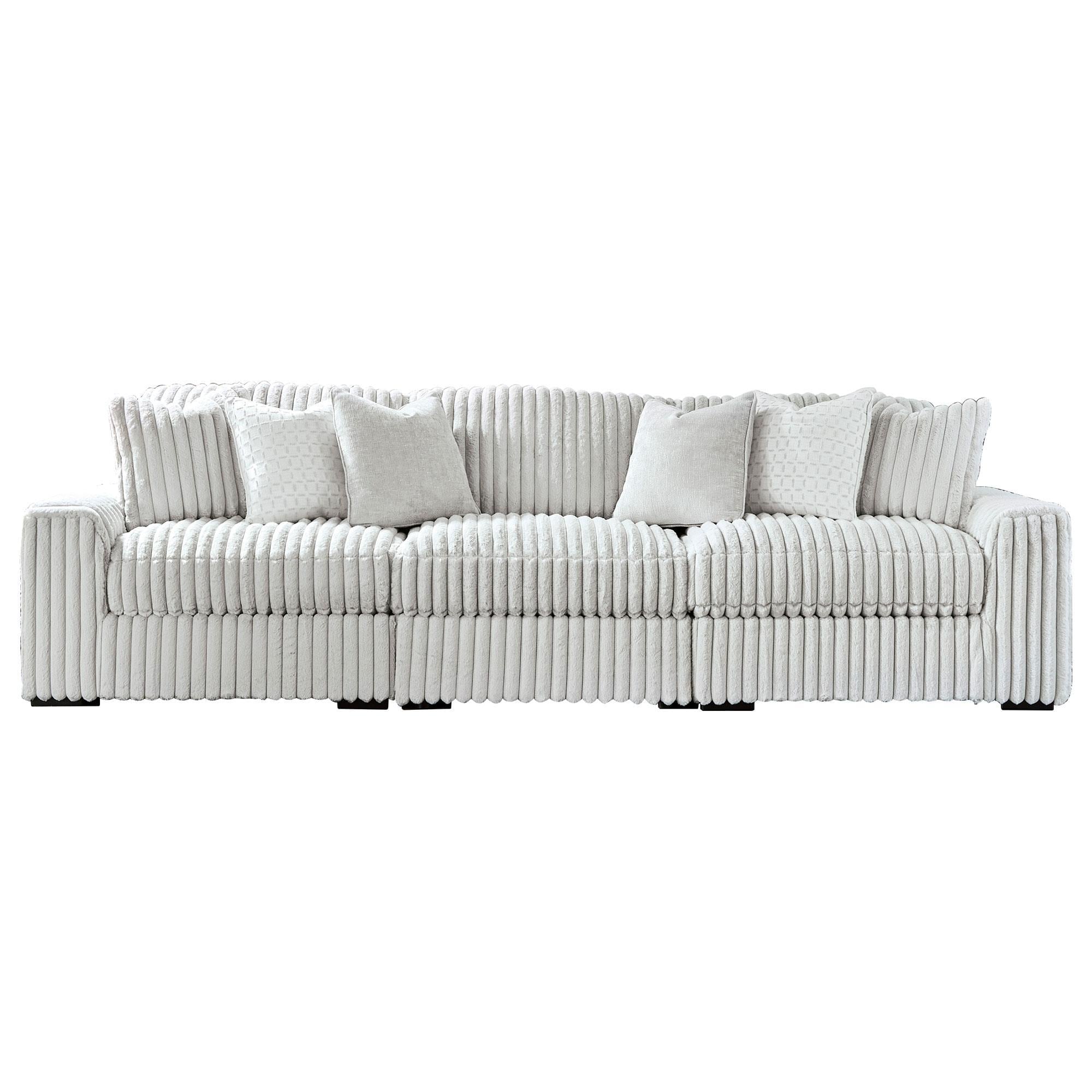 アメステ 3 Ashley Stupendous 3-Piece Symmetrical Sofa in Alloy