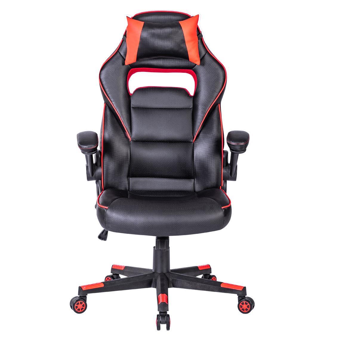 The Seat Cushion Has USB Heat Dissipation, and The Seat Height Can Be Adjusted to Rotate The Racing Video Game Chair - Black