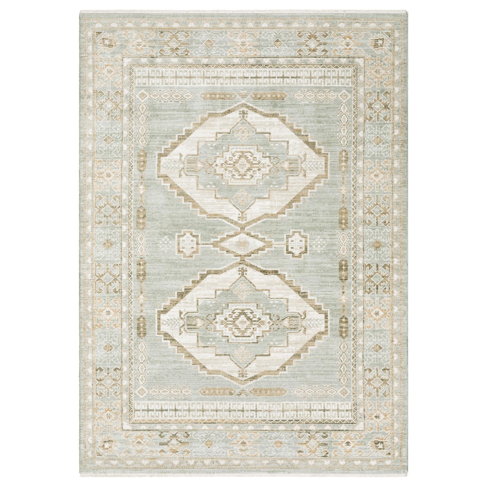 Oriental Weavers Lola LLA04 Brown and Blue 2'7
