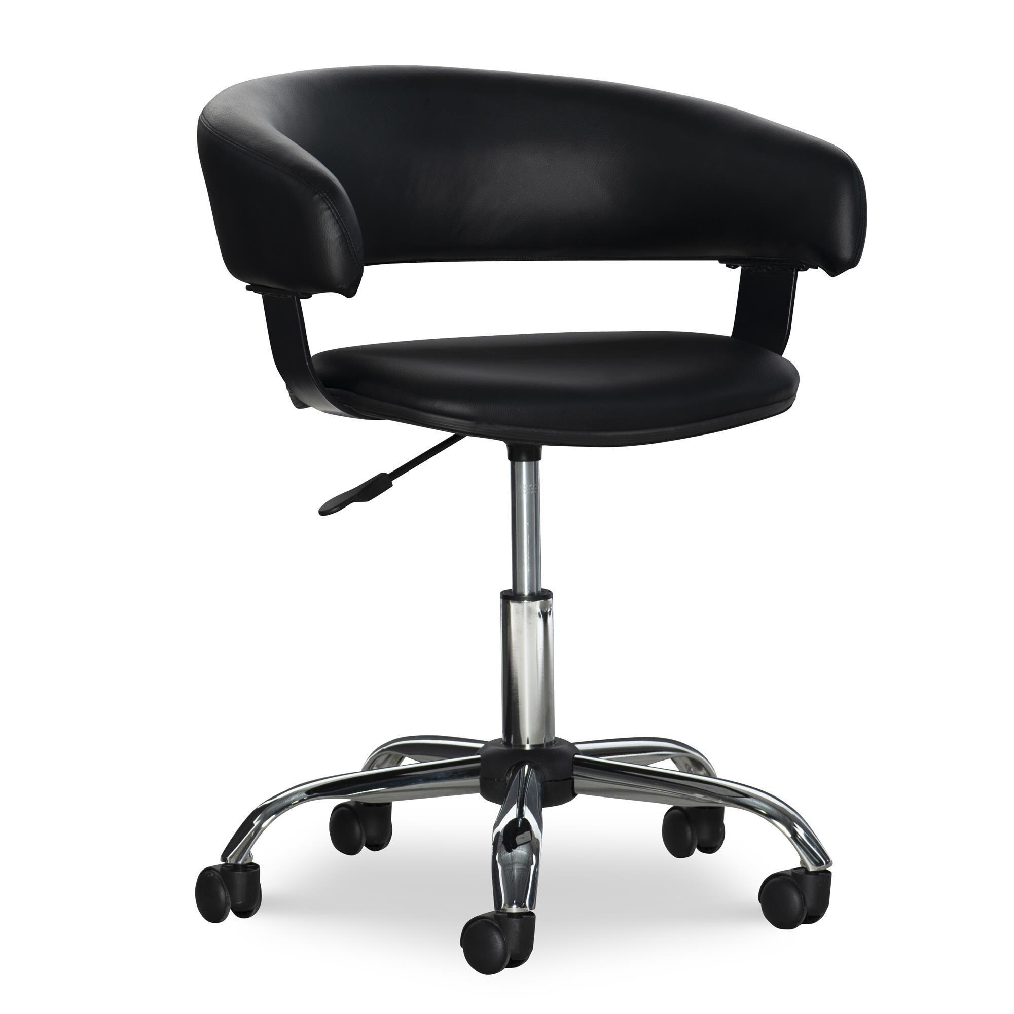 Linden Boulevard Barrel Office Chair in Black Shop NFM