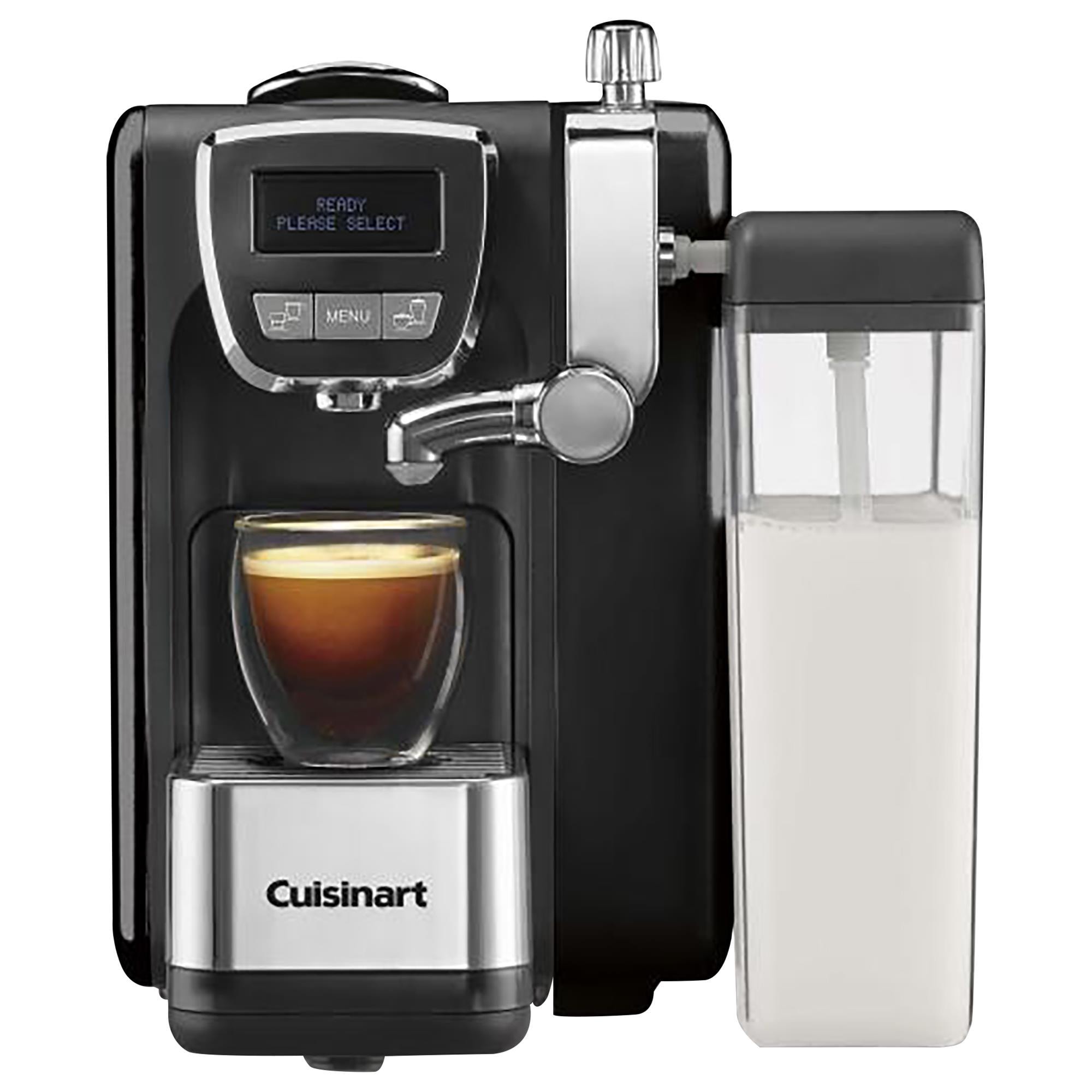 Cuisinart Defined, Cappuccino with Latte Espresso Machine in Black and
