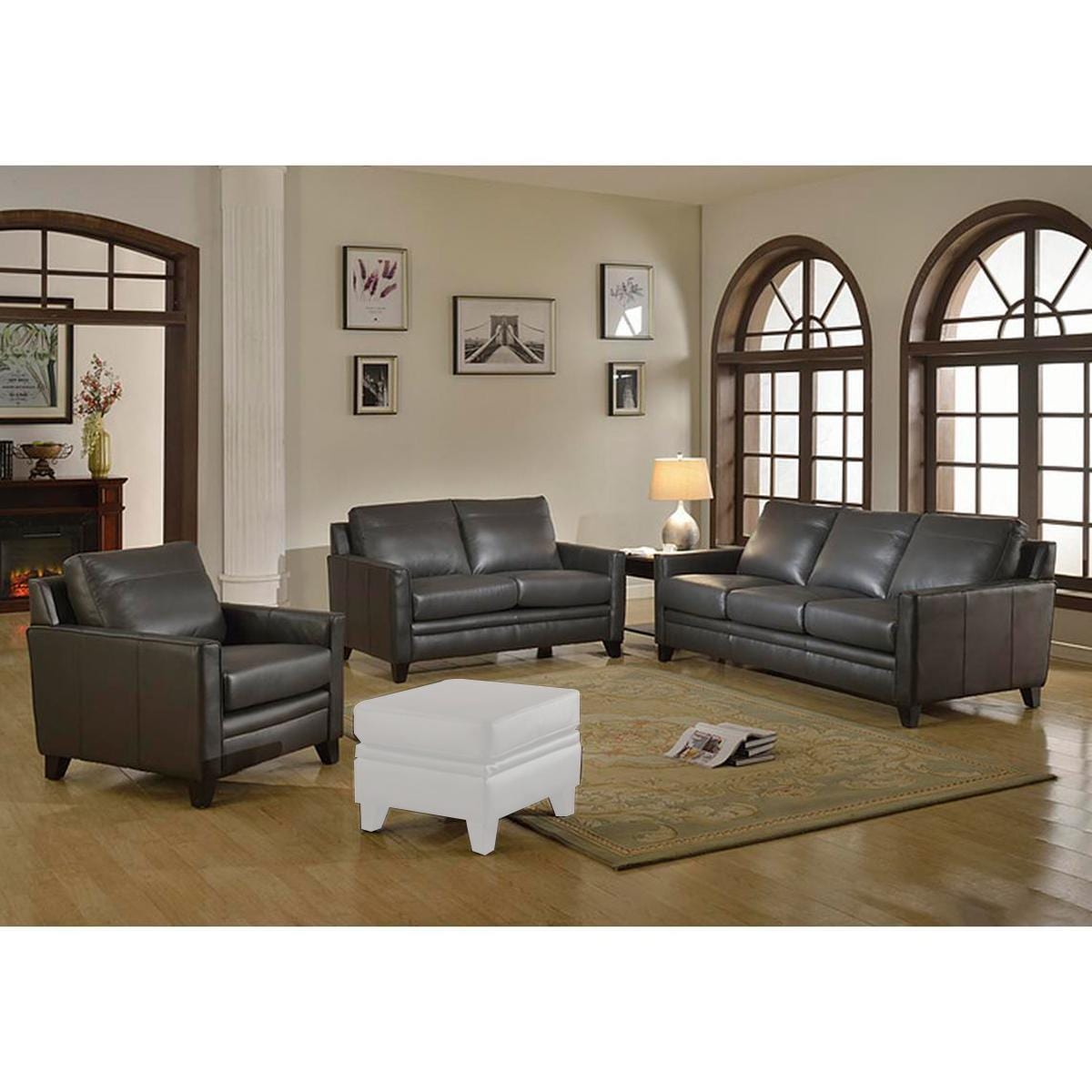 Leather Living Room Furniture Set Baci Living Room