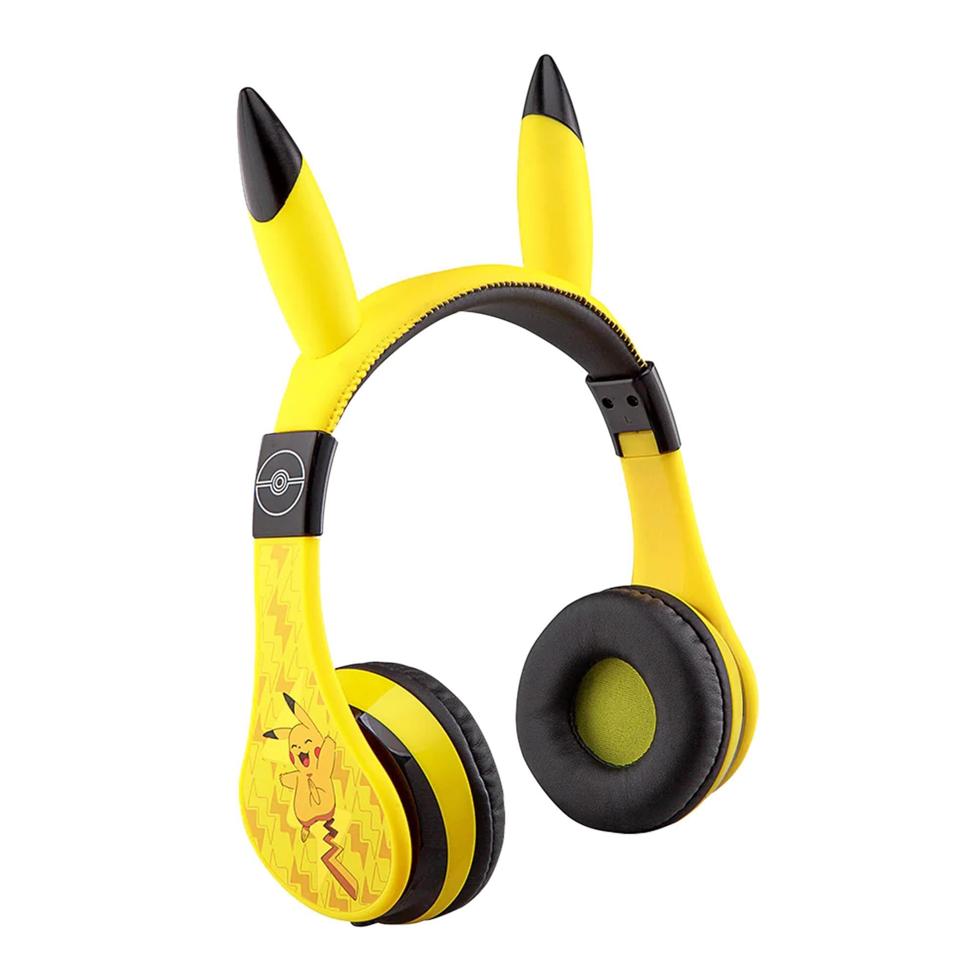 KIDdesigns Pokemon Pikachu Bluetooth Headphones in Yellow NFM
