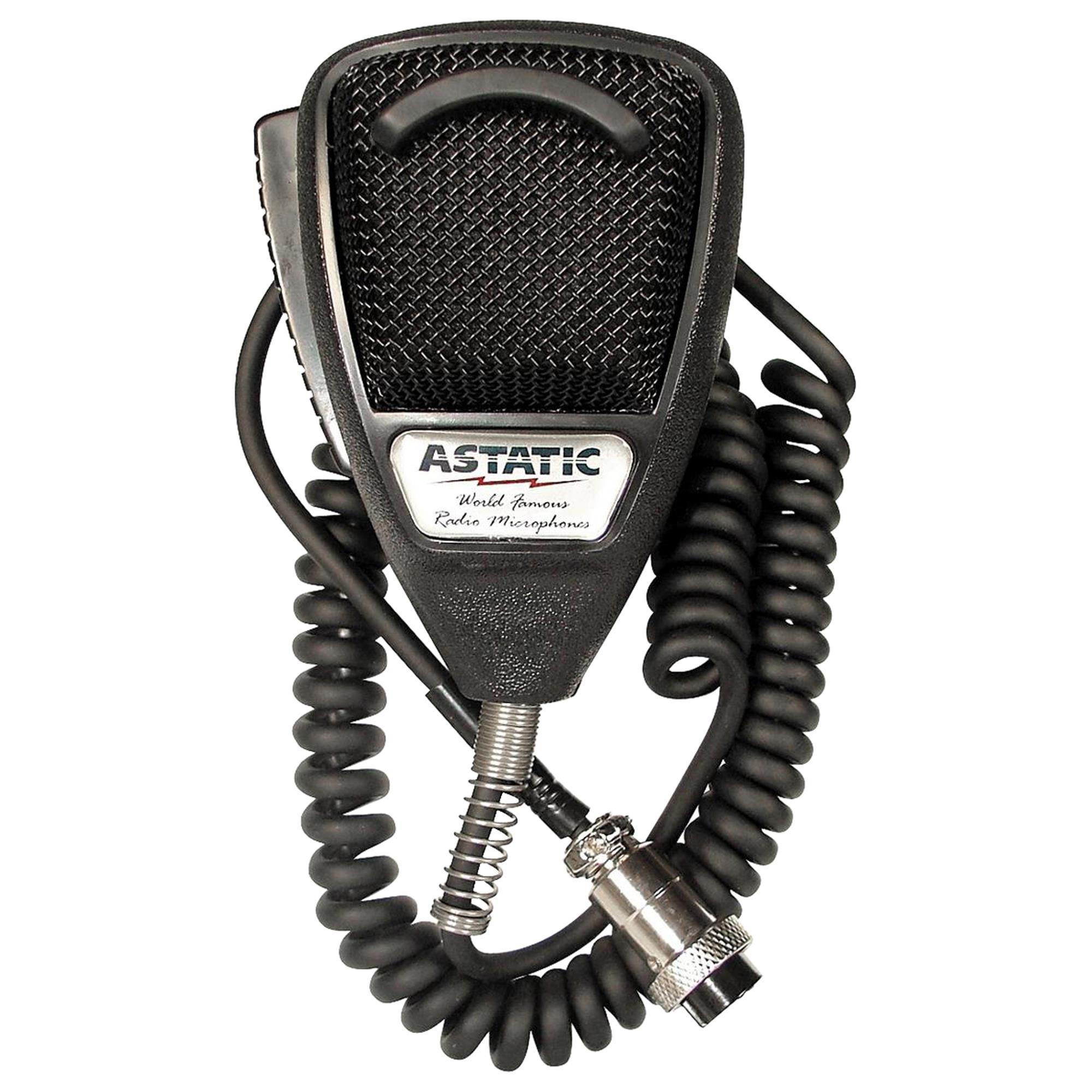 Astatic Noise Cancelling 4-Pin CB Microphone in Black
