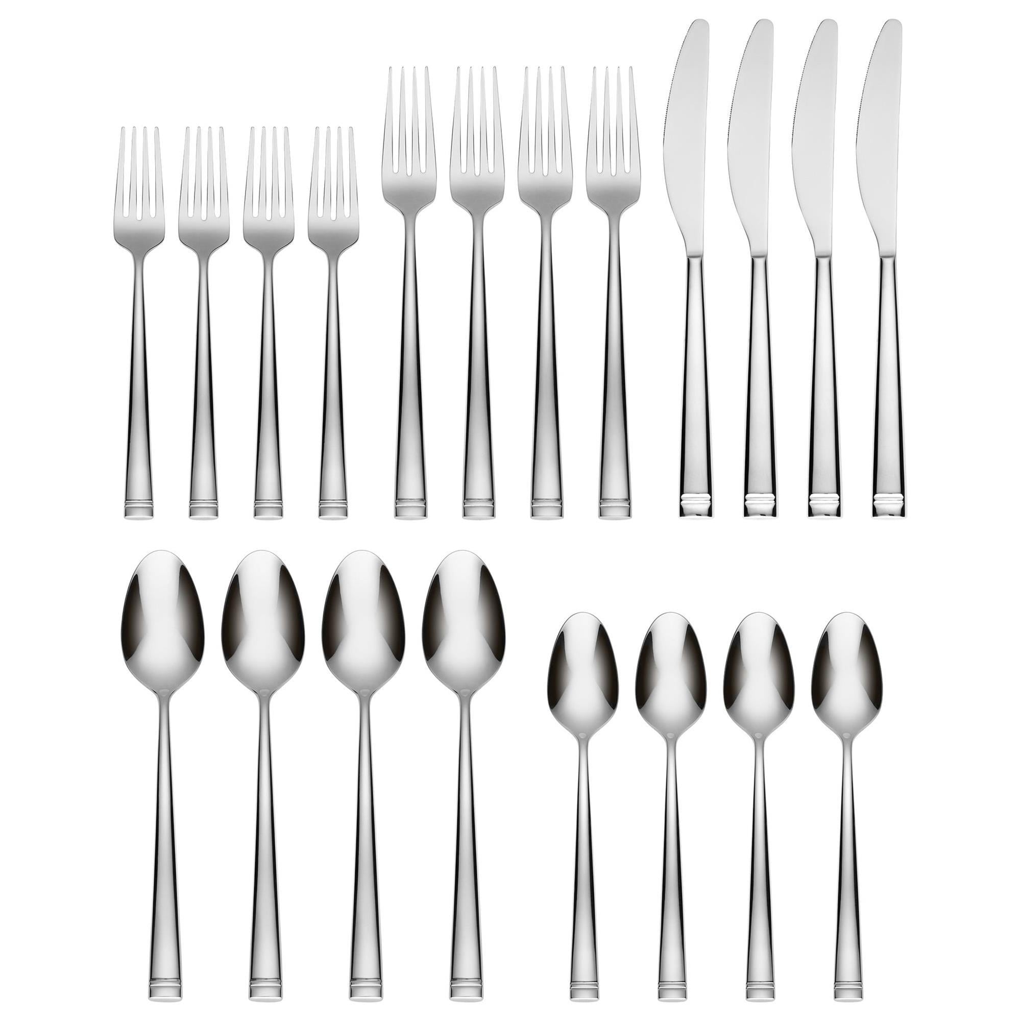 Lenox Kingsland Mirror 20-Piece Flatware Set in Silver
