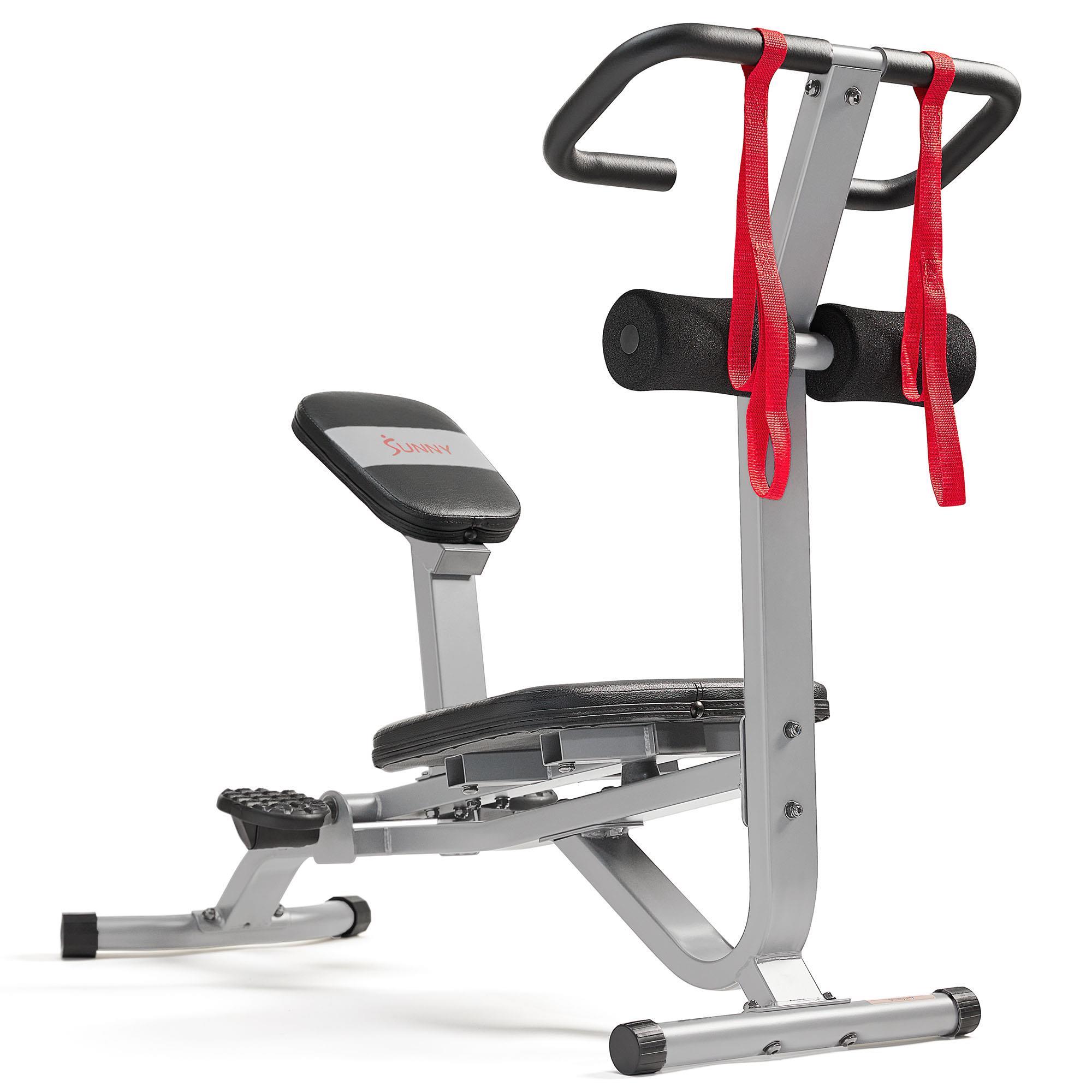 Stretchable Exercise Machine Sunny Health & Fitness Stretch Training Machine in Light Grey