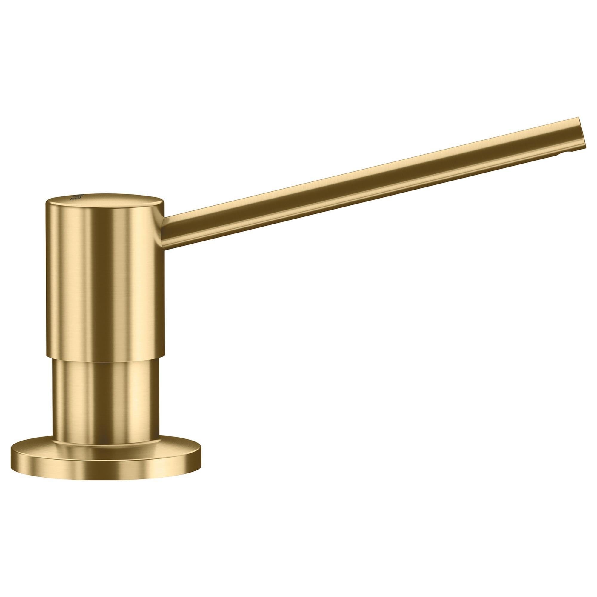 Blanco Torre Soap Dispenser in Satin Gold