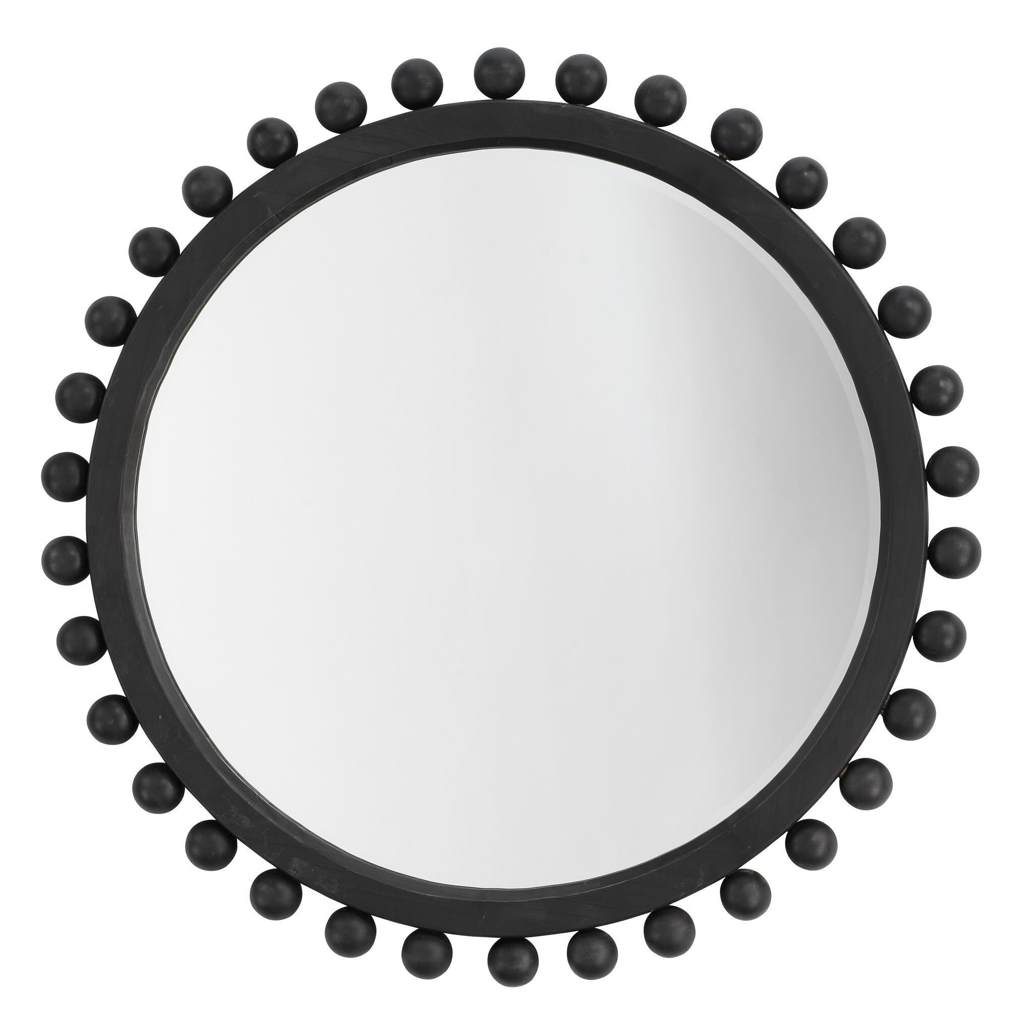 Splendor Living Wall Mirror in Black NFM