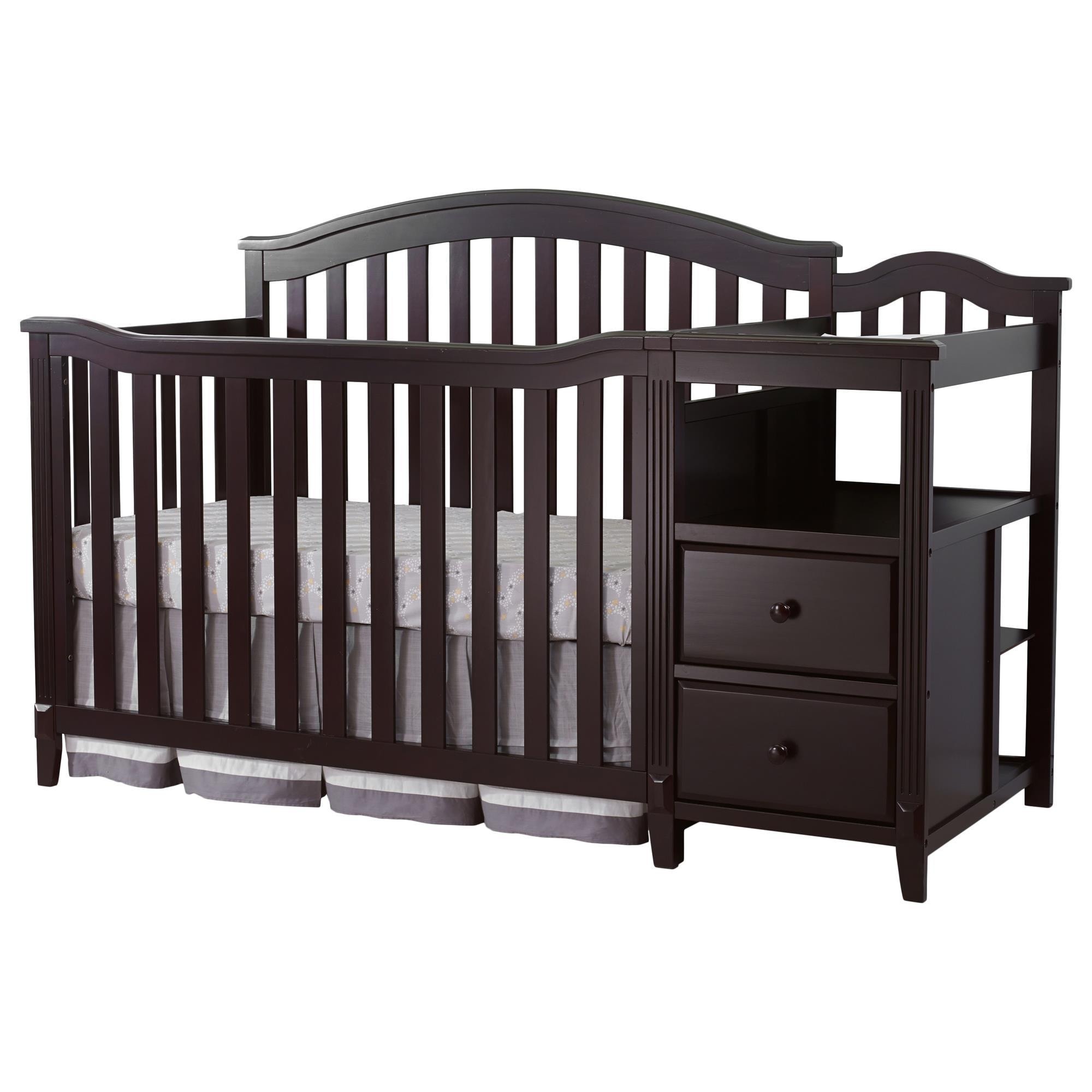 Sorelle Berkley 2 Piece Crib with Changer in Espresso NFM